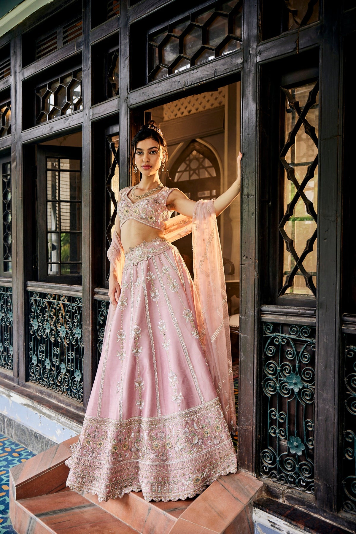 Lemonade Pink Lehenga Set