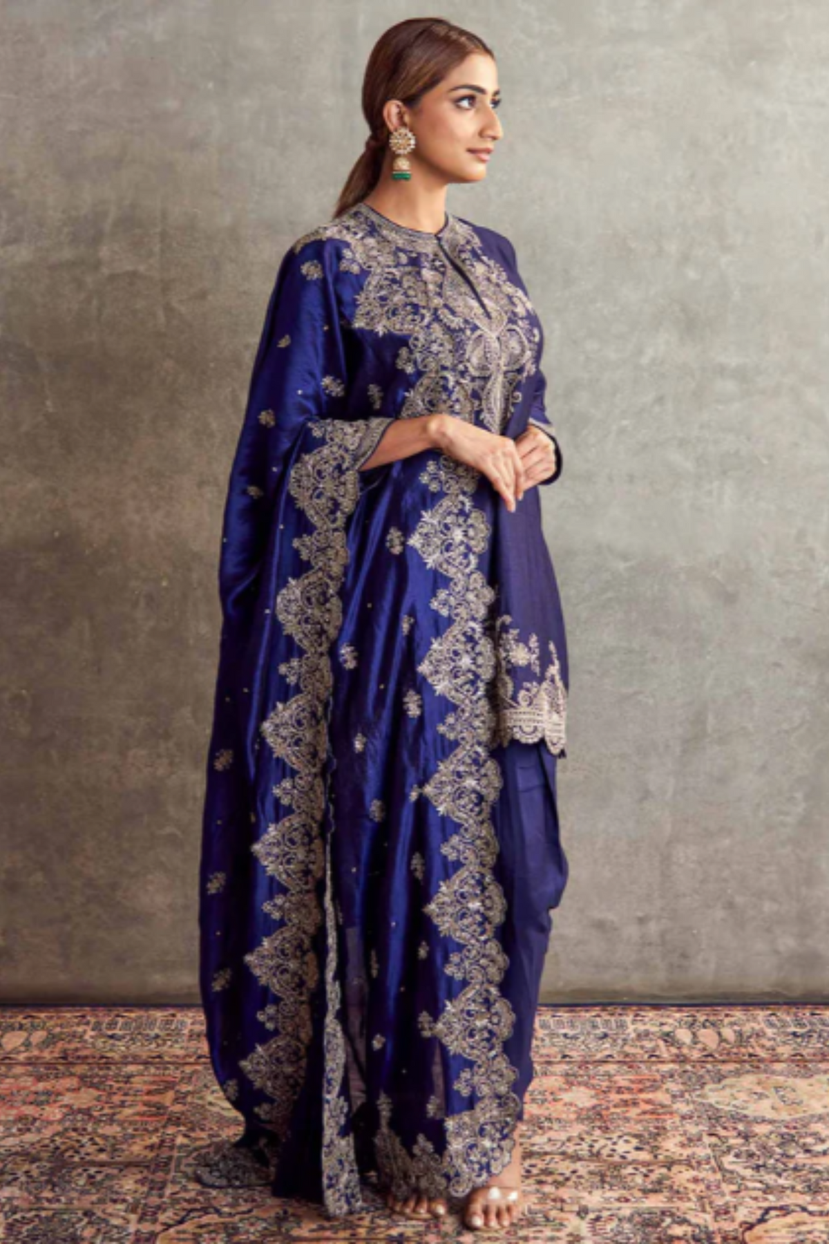 Purple Kurta set