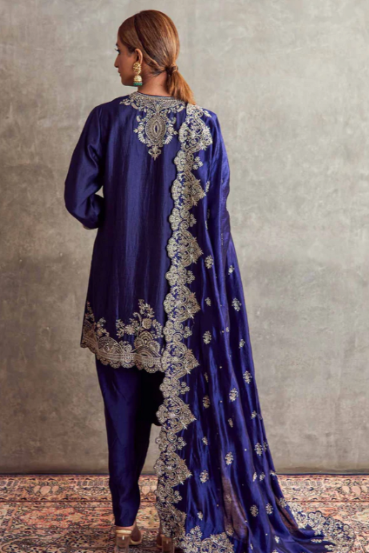 Purple Kurta set