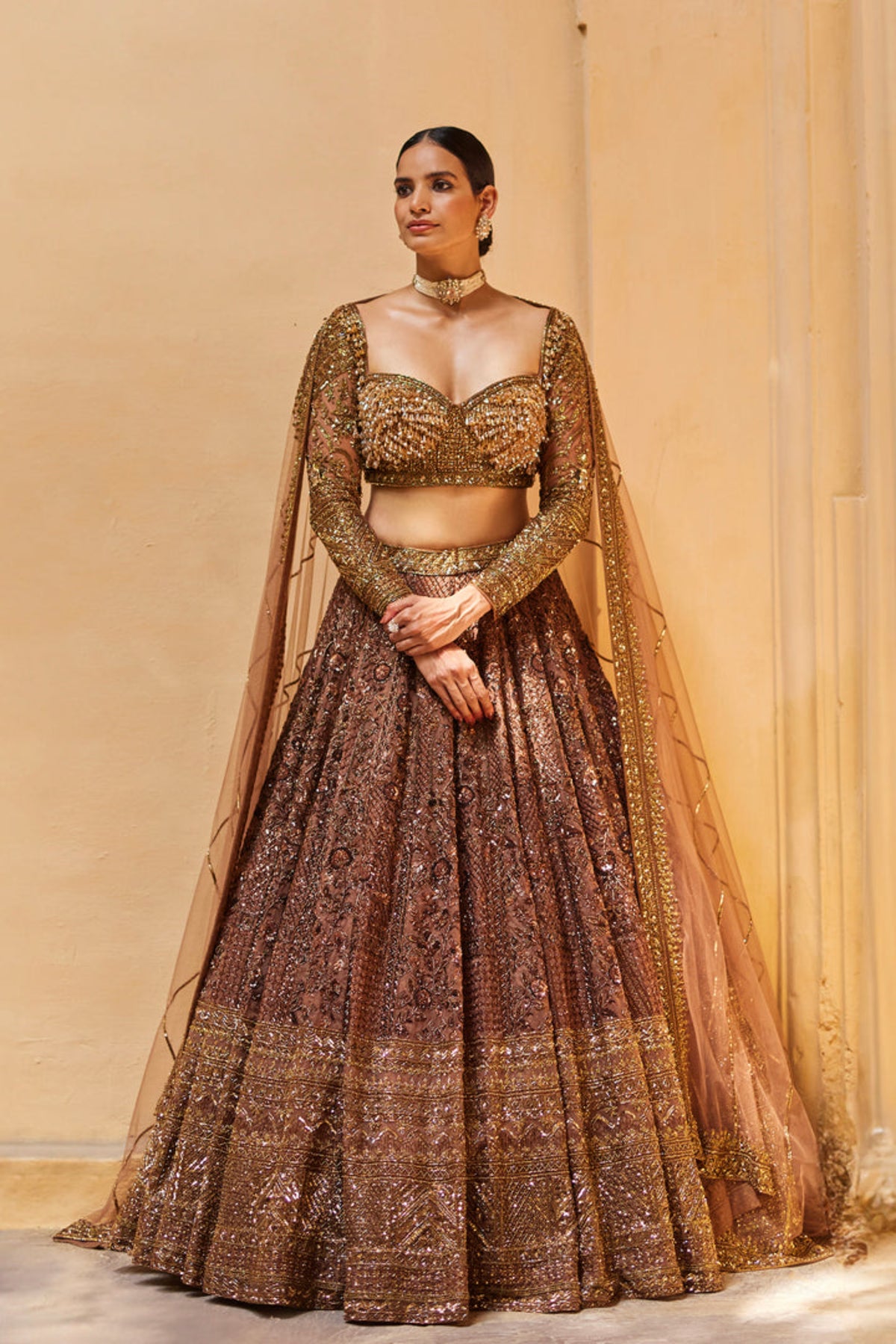 Shafaqat Lehenga set
