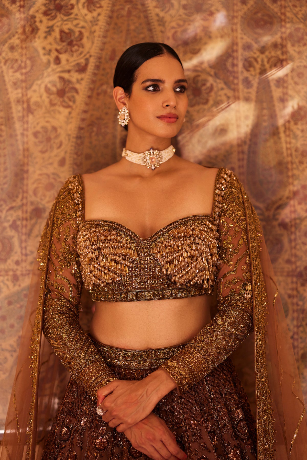 Shafaqat Lehenga set