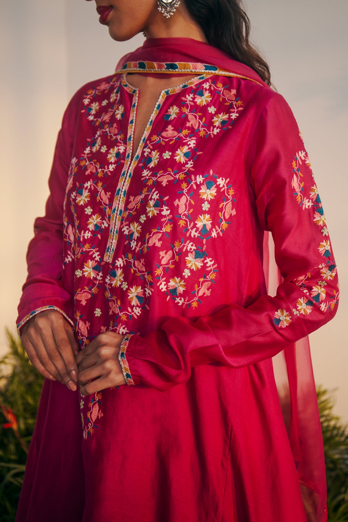 Rani Kimaya Kurta Set