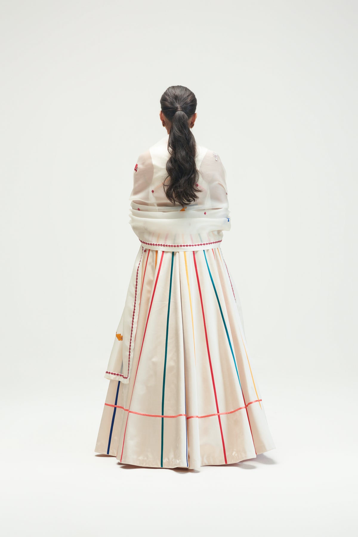 Mc Stripe Lehenga Set