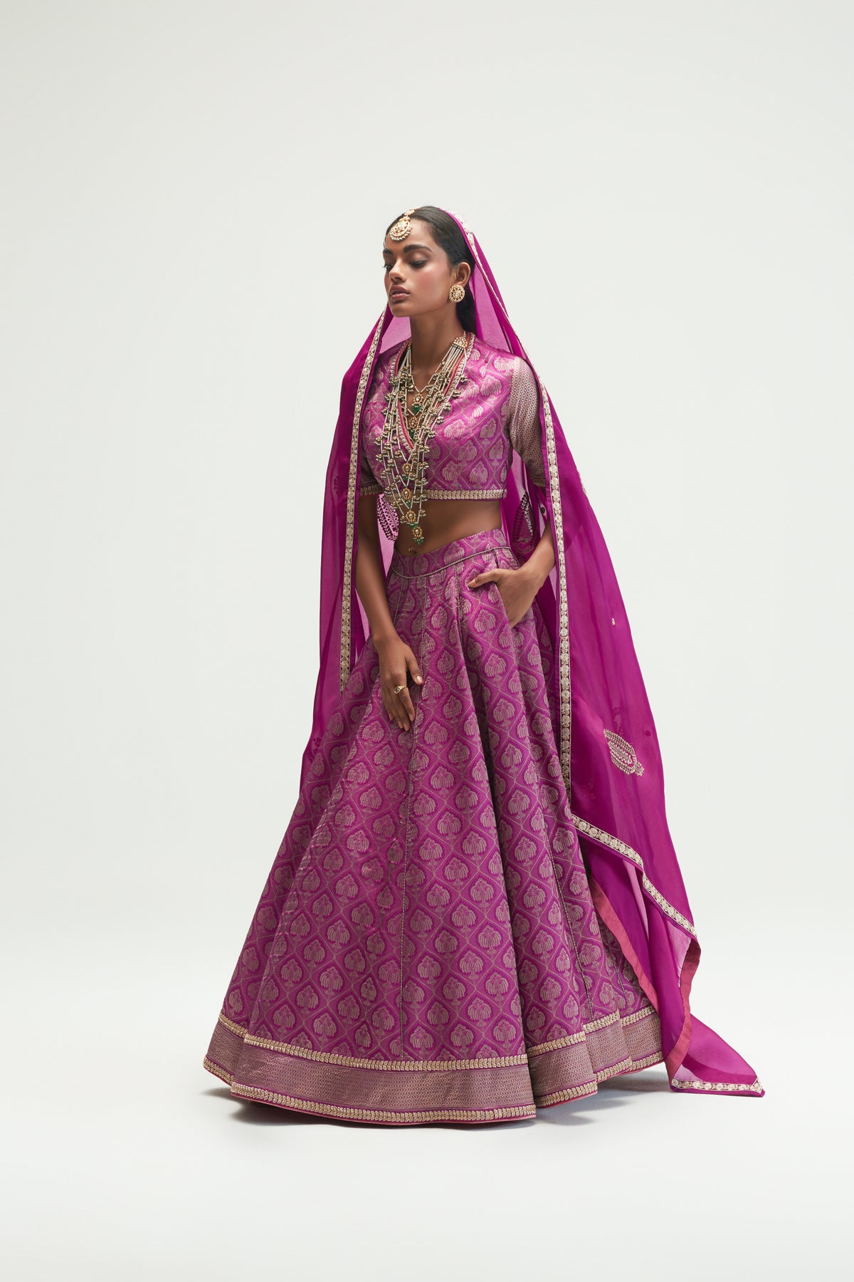 Sumer Amethyst Lehenga Set