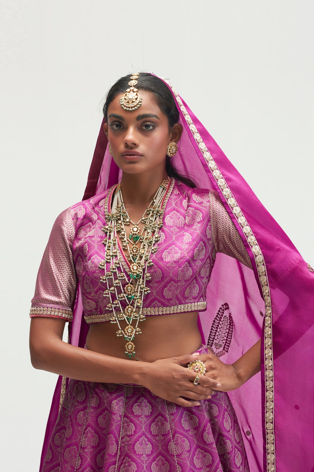 Sumer Amethyst Lehenga Set