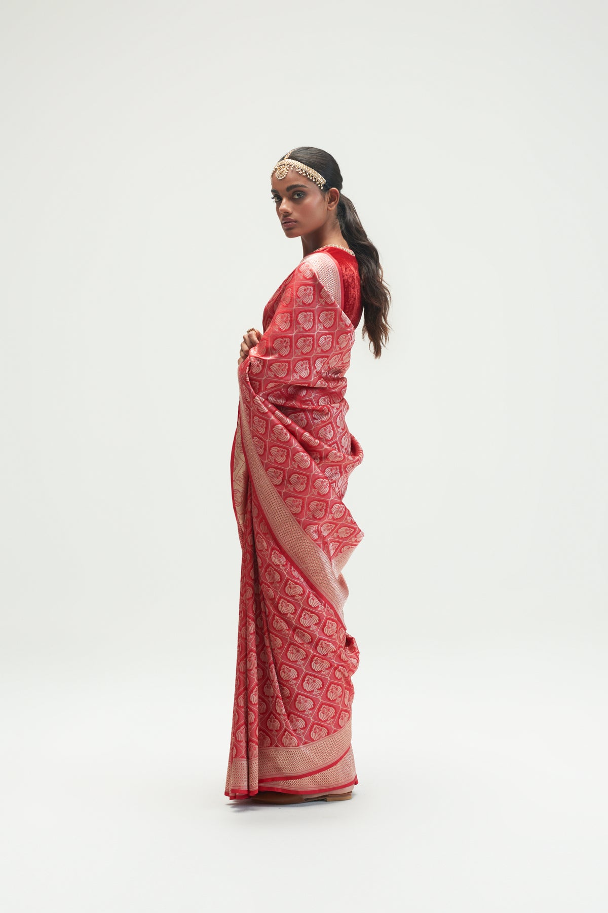 Sumer Garnet Saree