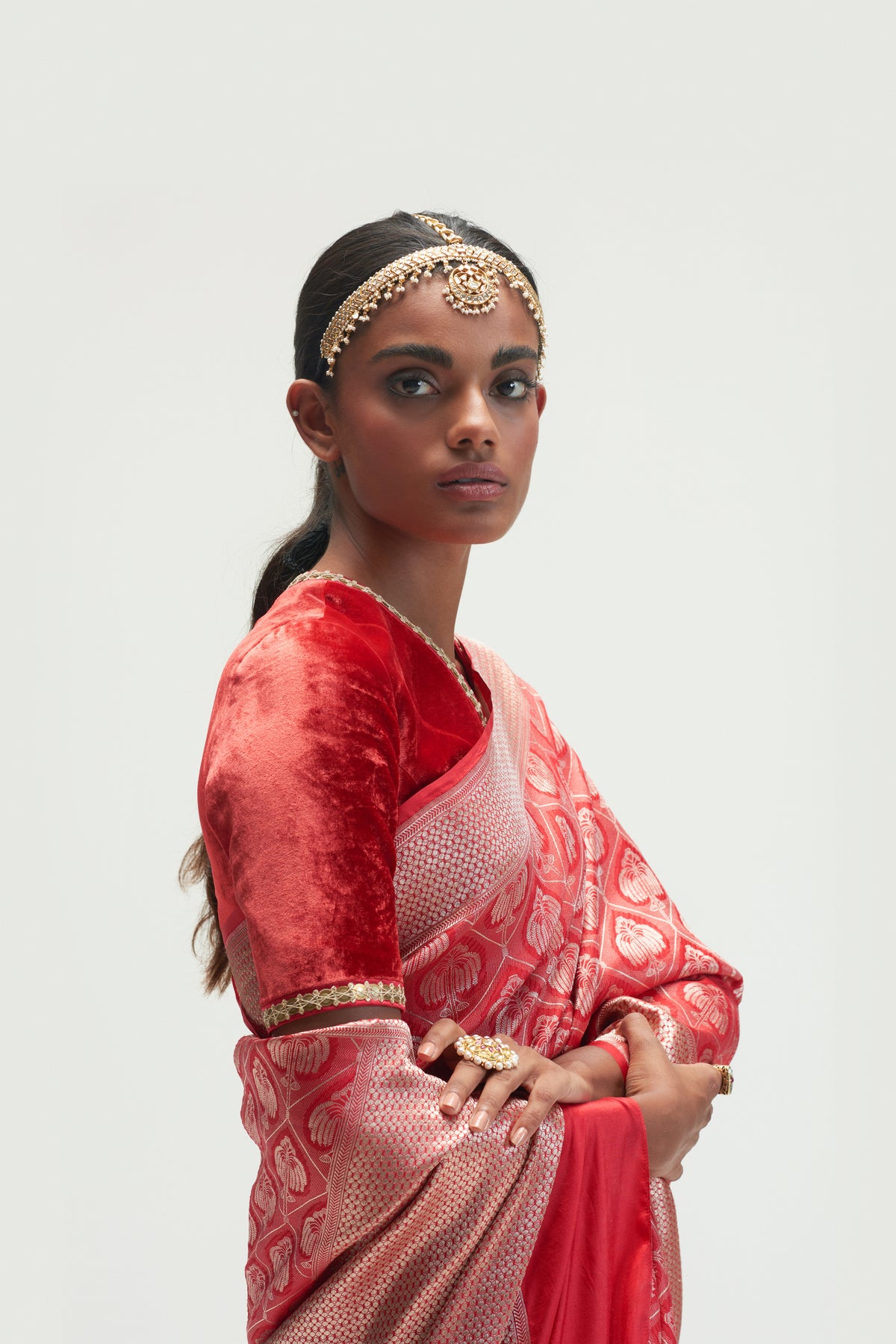 Sumer Garnet Saree