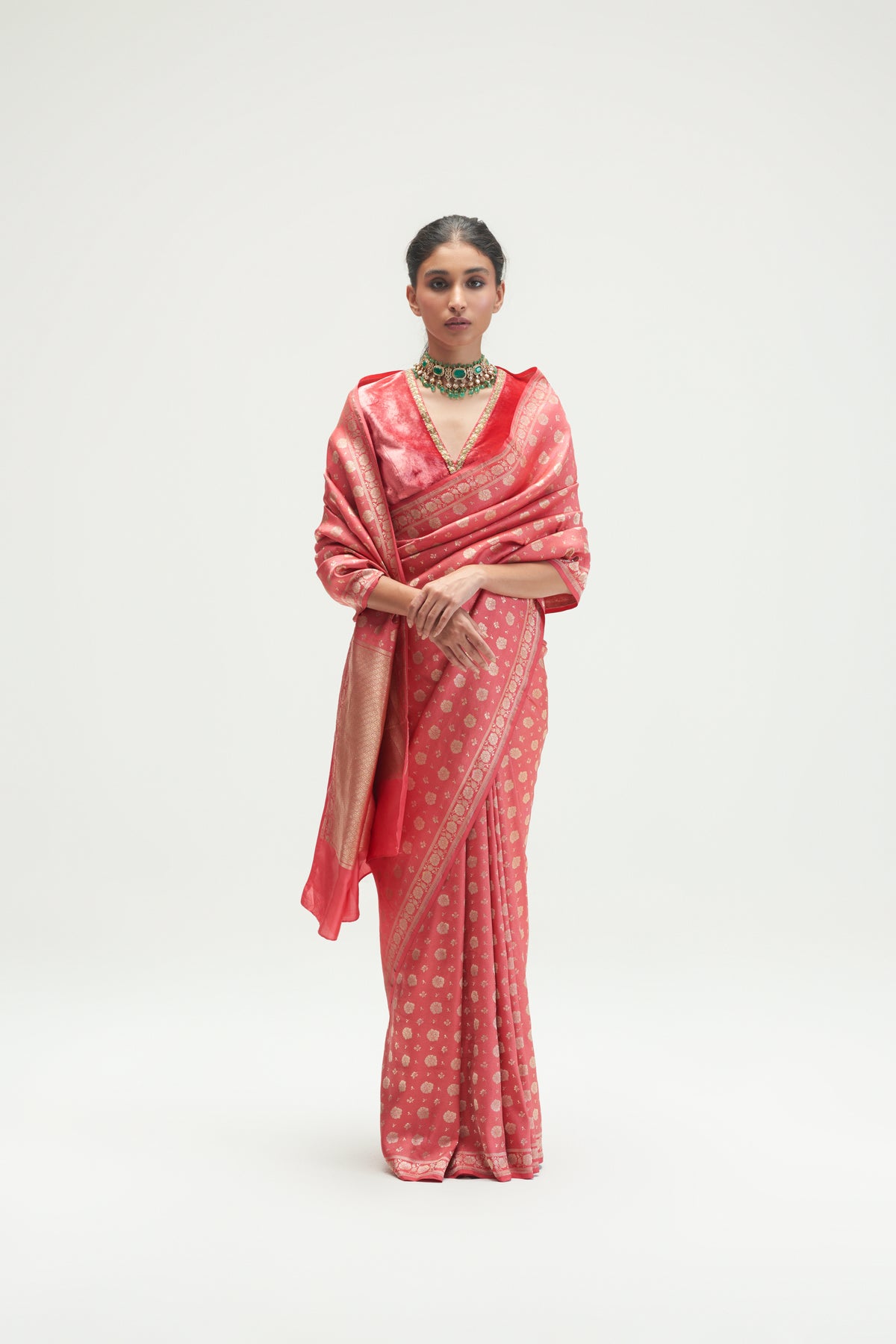 Amaltas Rouge Saree