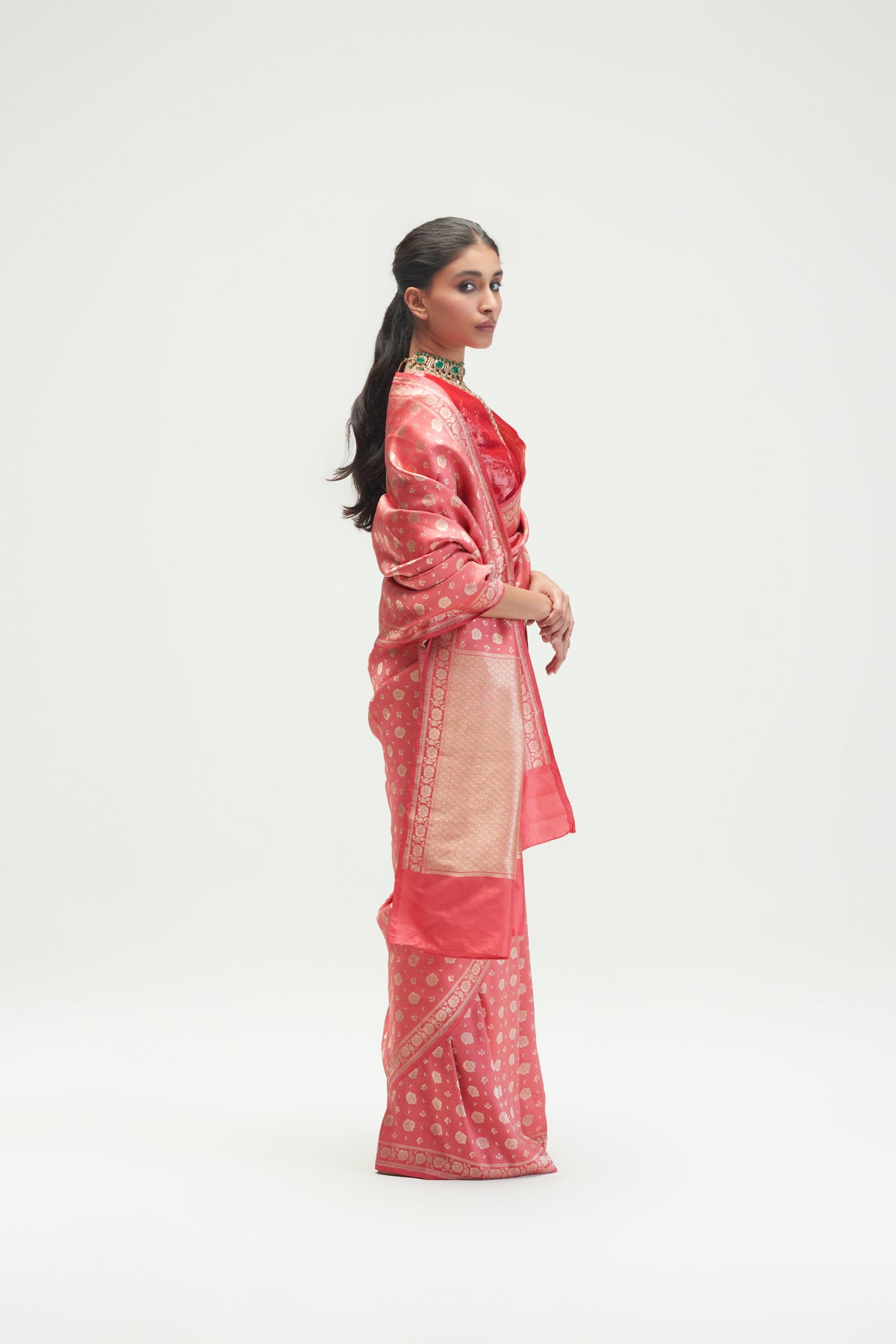 Amaltas Rouge Saree