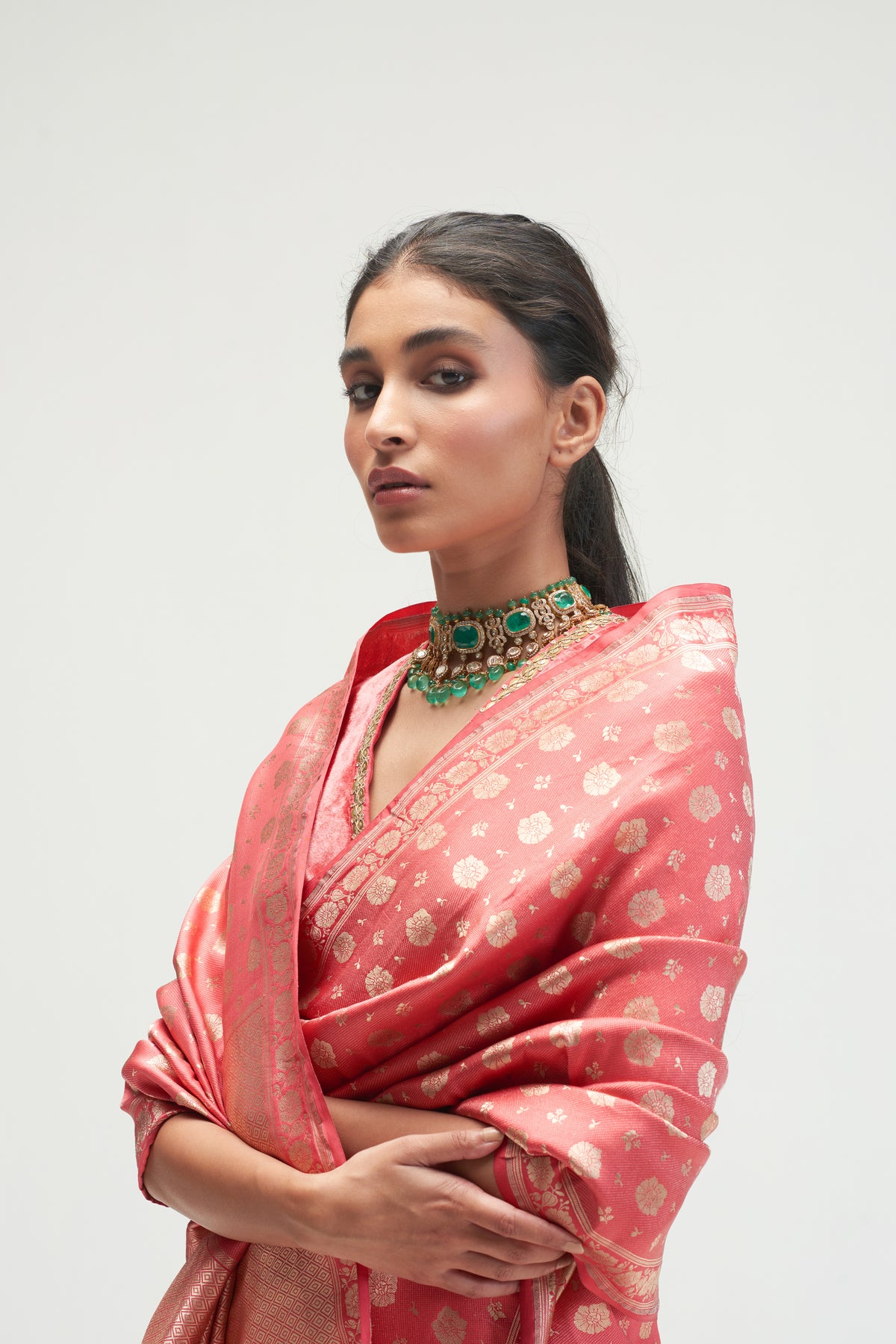 Amaltas Rouge Saree