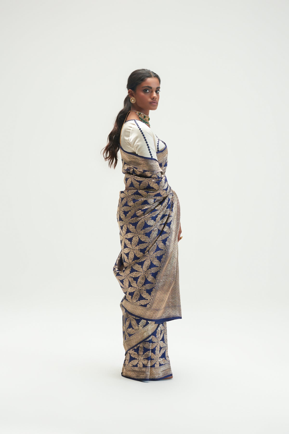 Nasreen Sapphire Saree