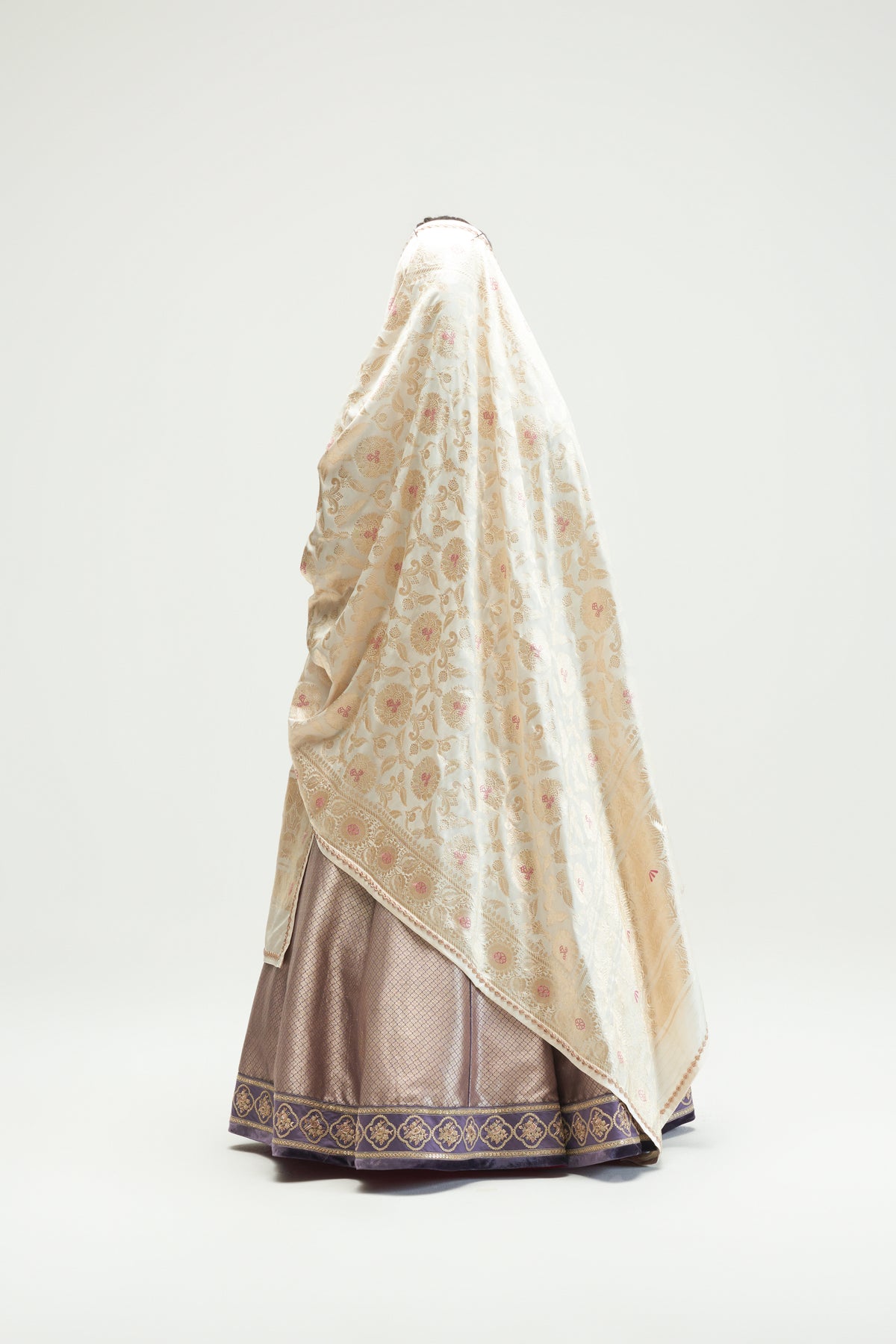 Chorbandh Charcoal Lehenga Set