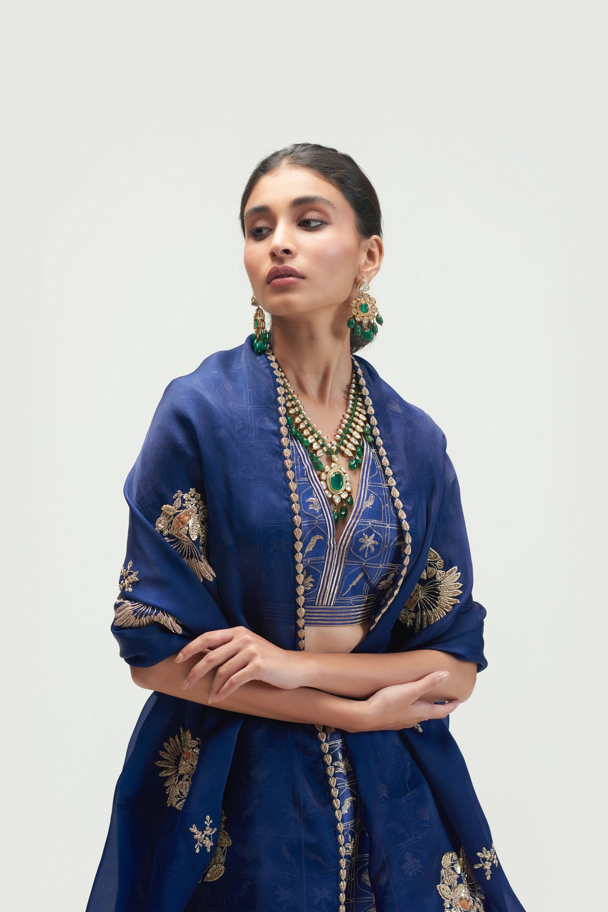 Zanzibar Sapphire Lehenga Set