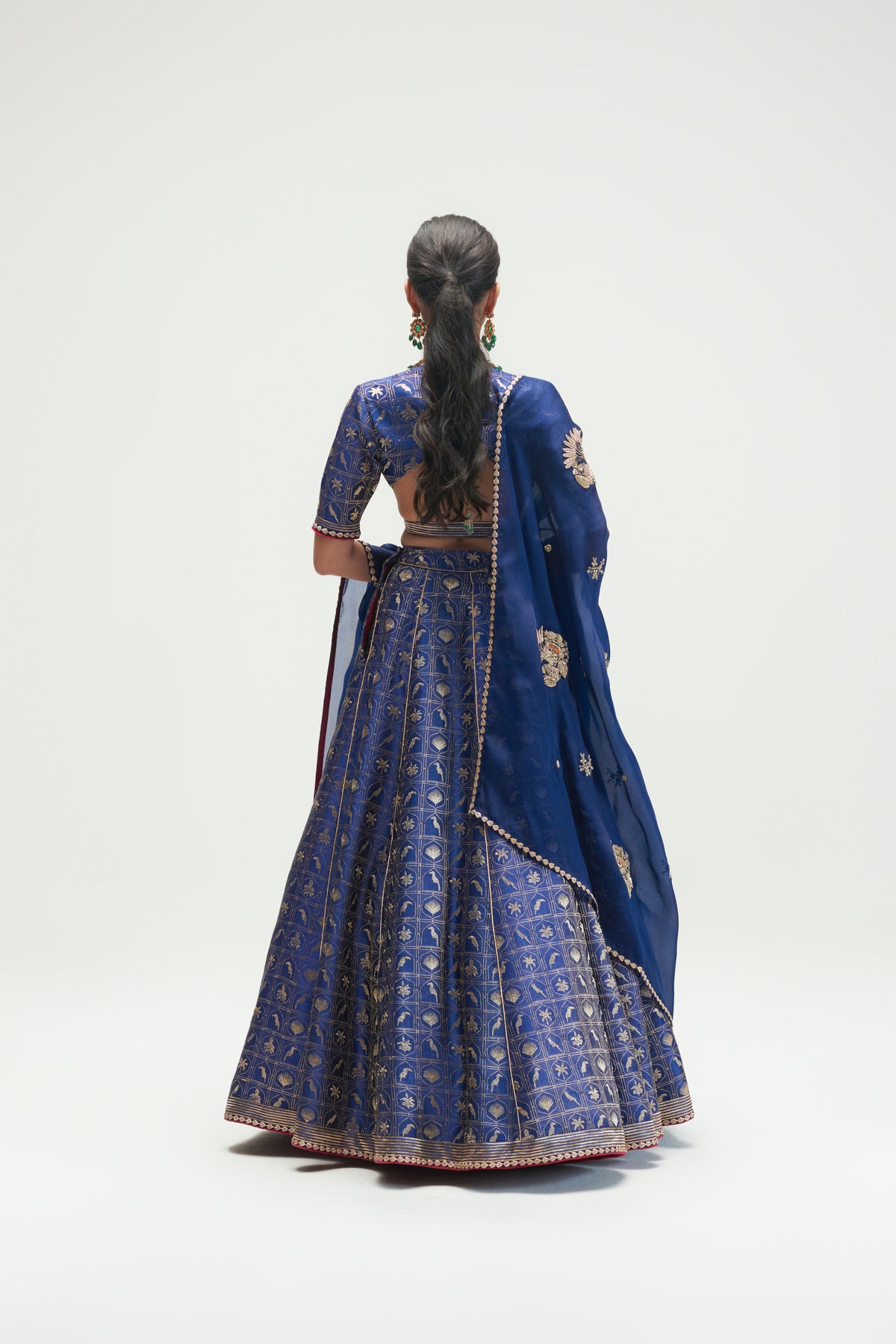 Zanzibar Sapphire Lehenga Set