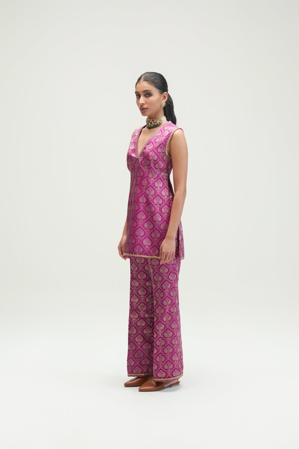 Sumer Amethyst Tunic Set