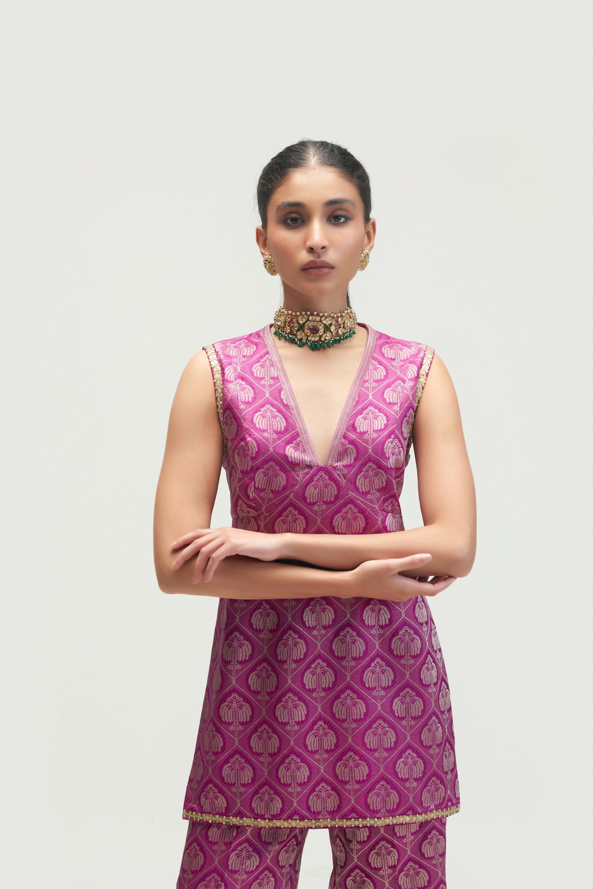 Sumer Amethyst Tunic Set
