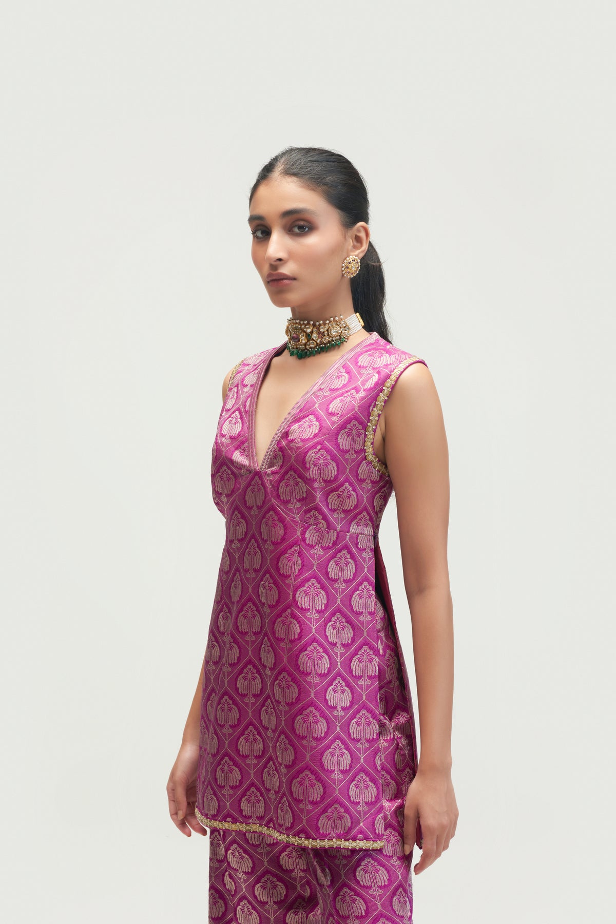 Sumer Amethyst Tunic Set