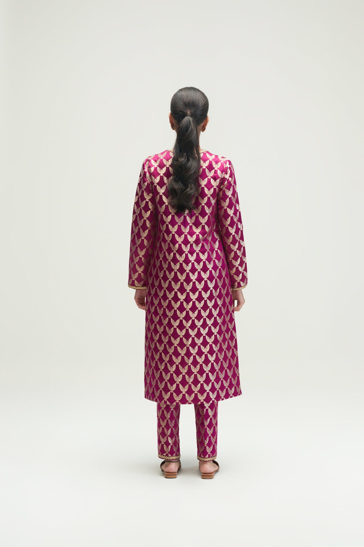 Orion Wine Kurta Set