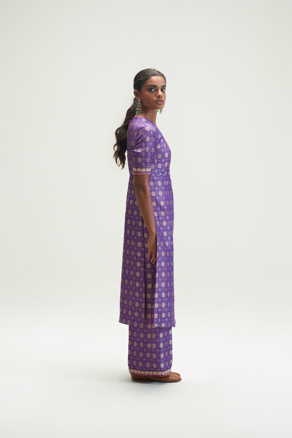 Amaltas Jamun Kurta Set