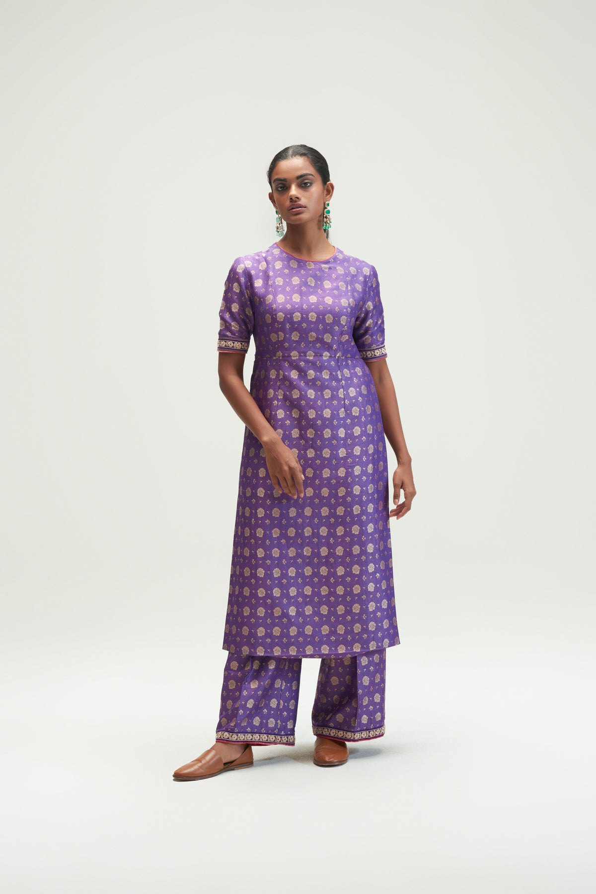 Amaltas Jamun Kurta Set