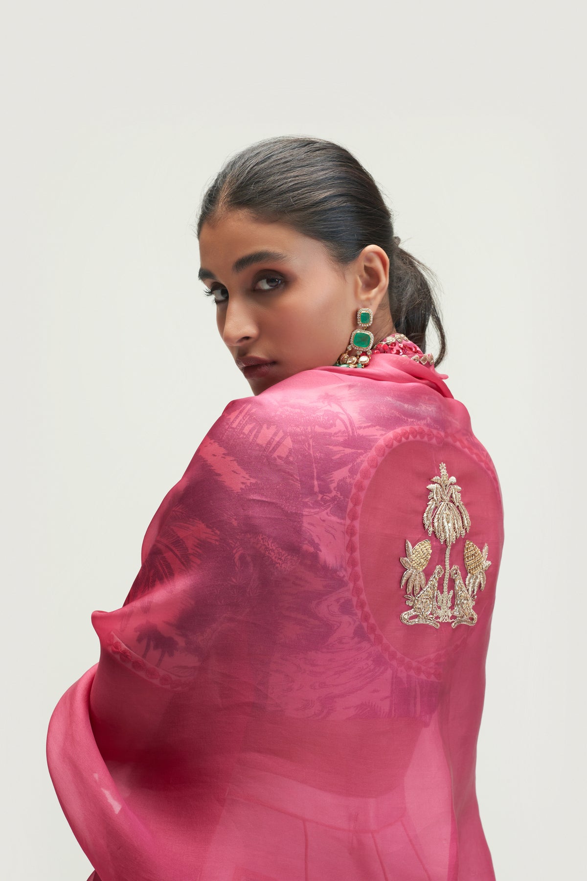 Ranthambore Jade Embroidered Lehenga Set