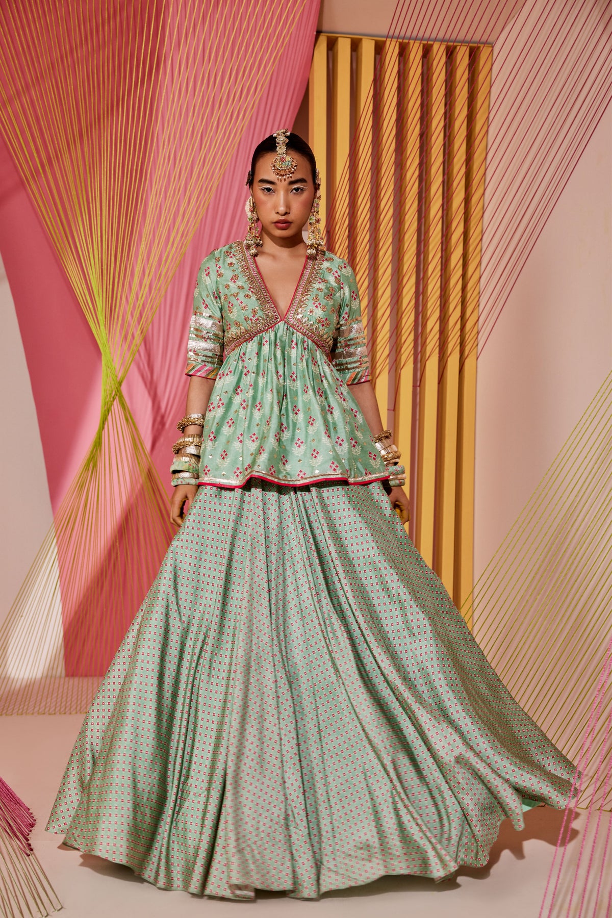 Tilla Peplum With Victorian Skirt