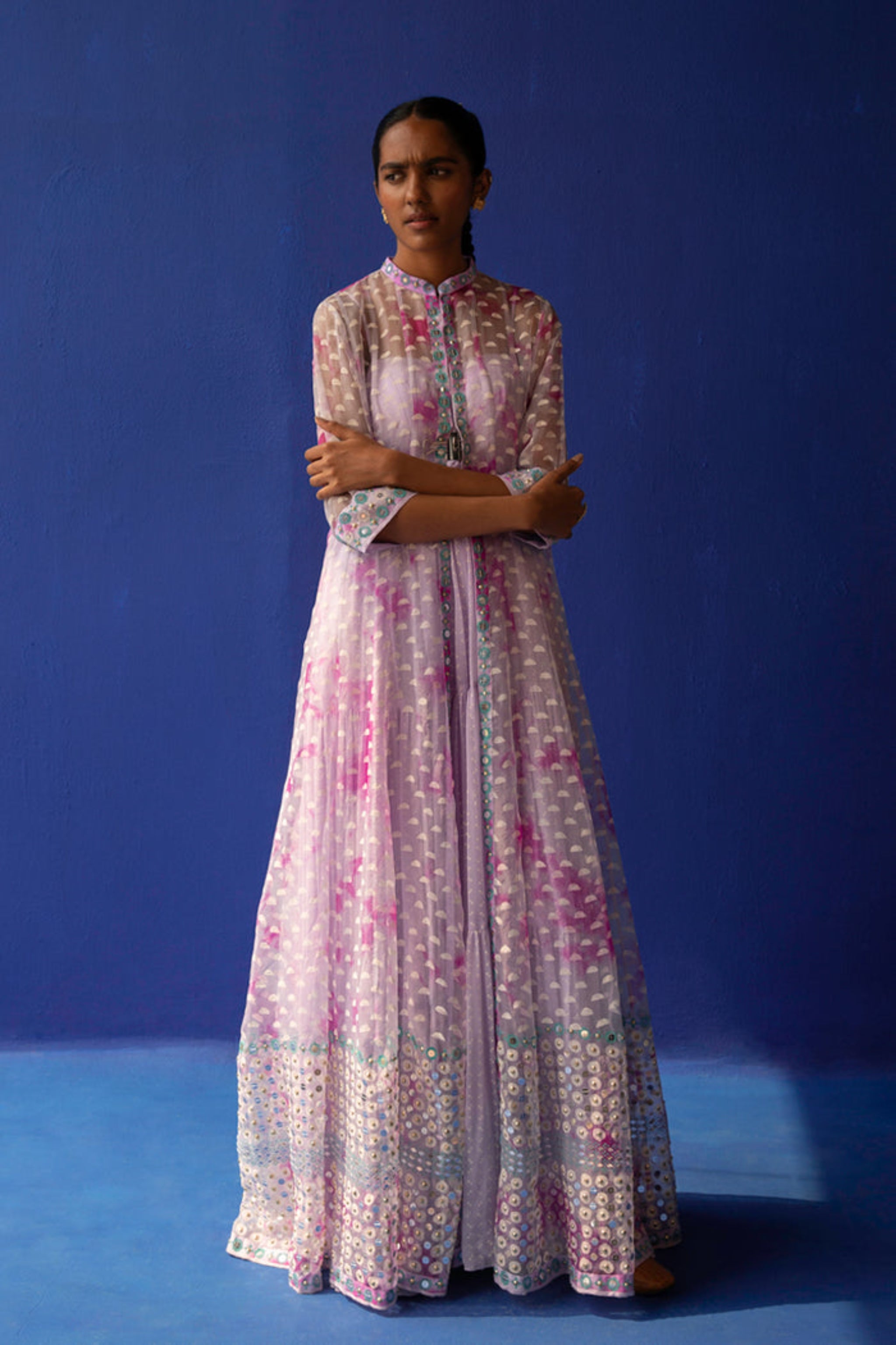 dress and long jacket set Liana Dress & Jacket Set in Viscose Knit