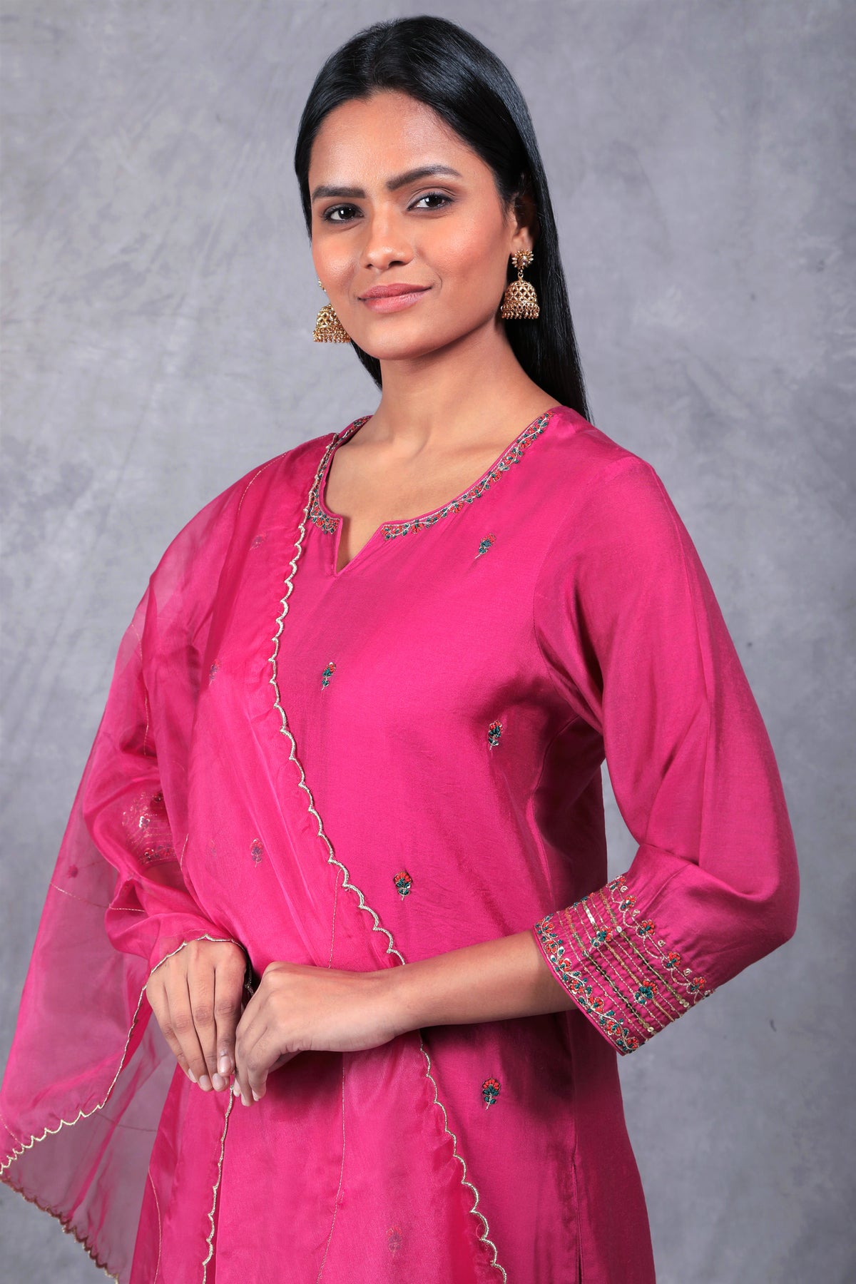 Nalini a round neck kurta set