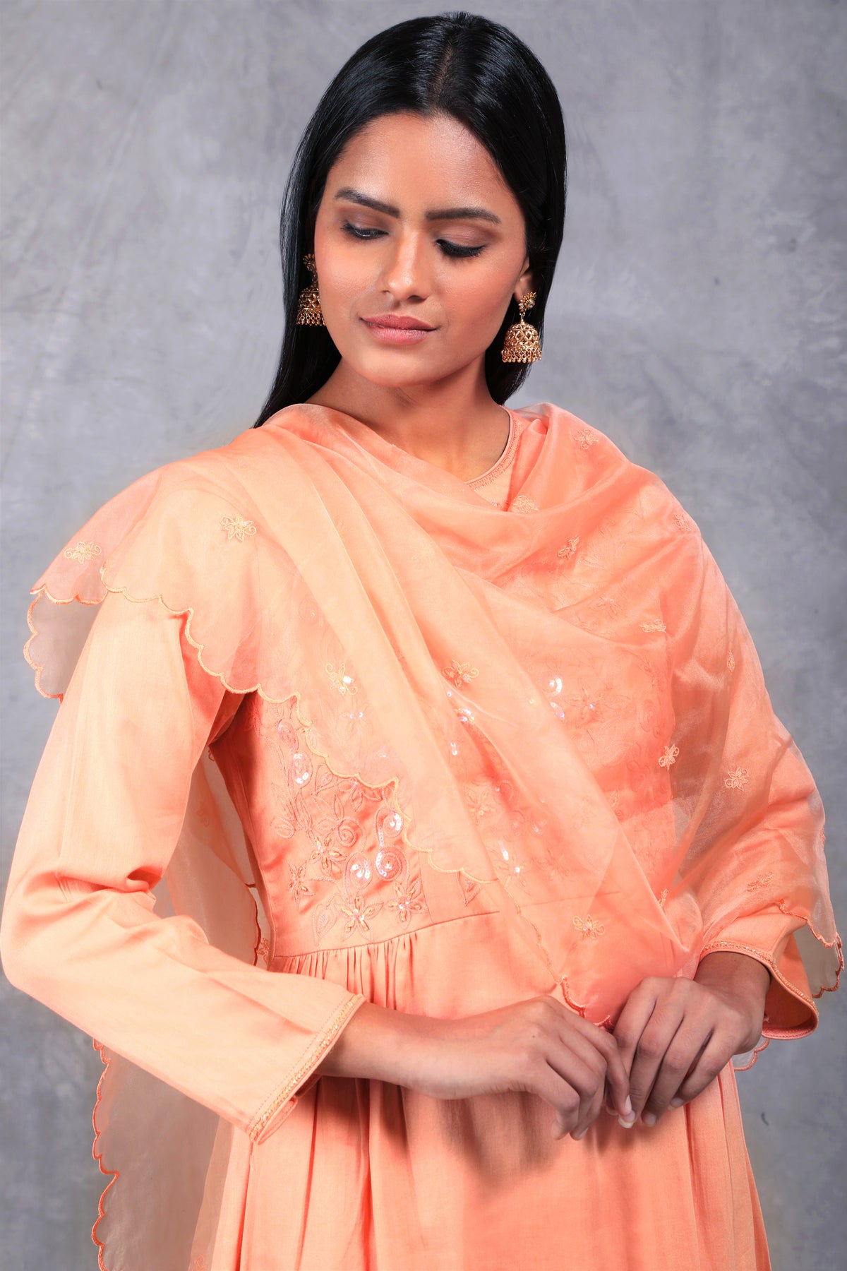 Ditya a round neck kurta set