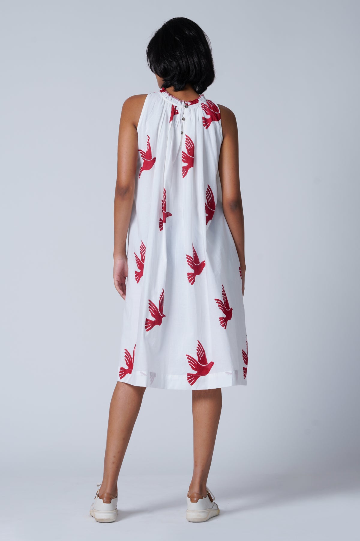 Flawless Flutter Red Dress