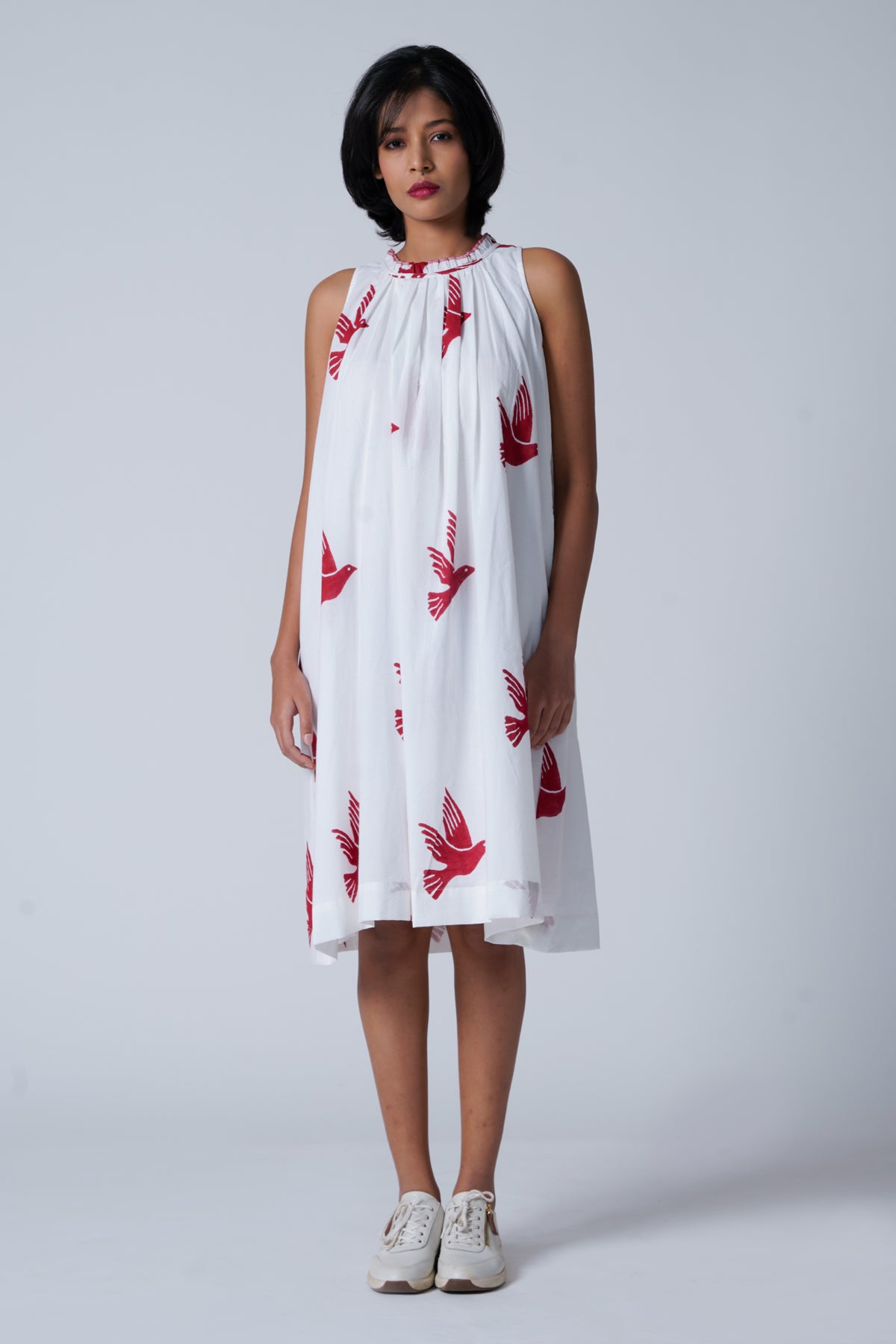 Flawless Flutter Red Dress
