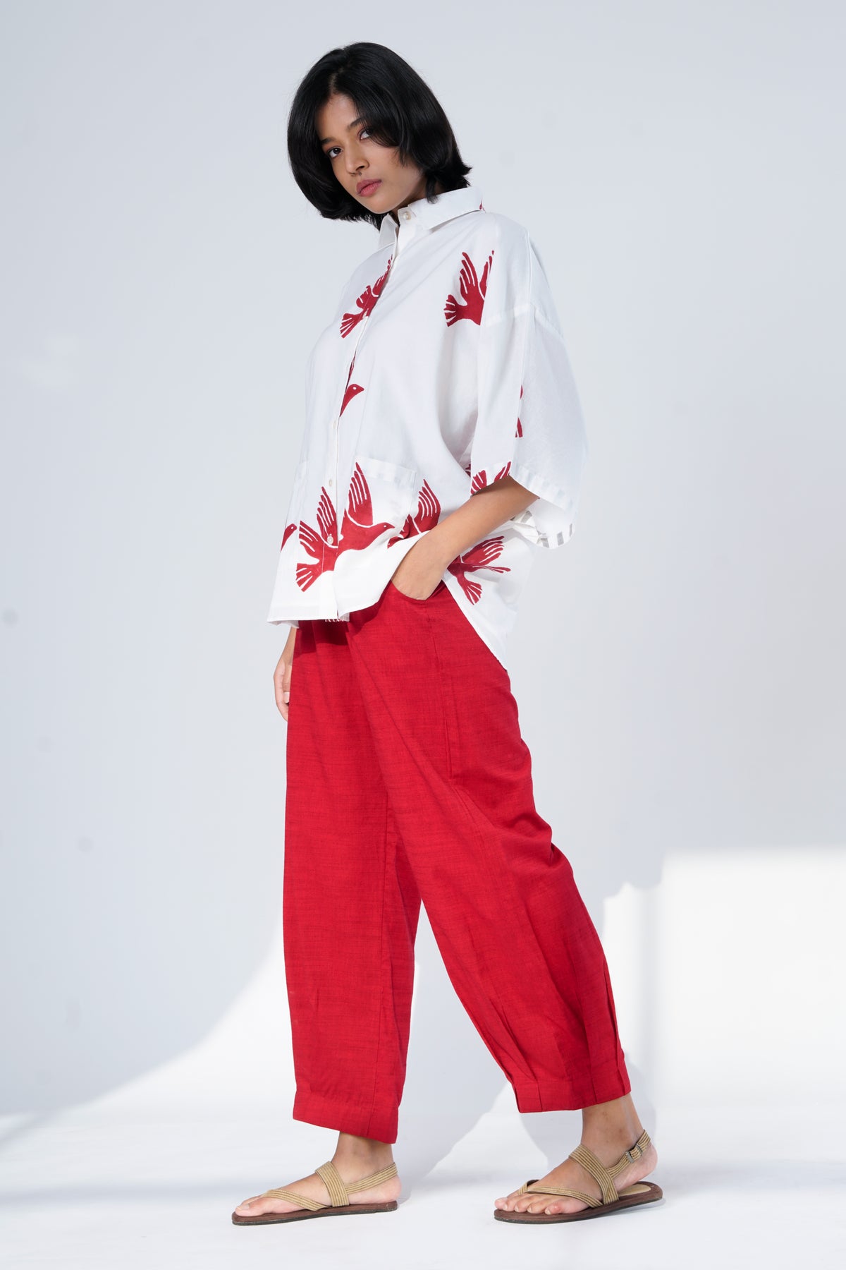 Sky Shirt in Red