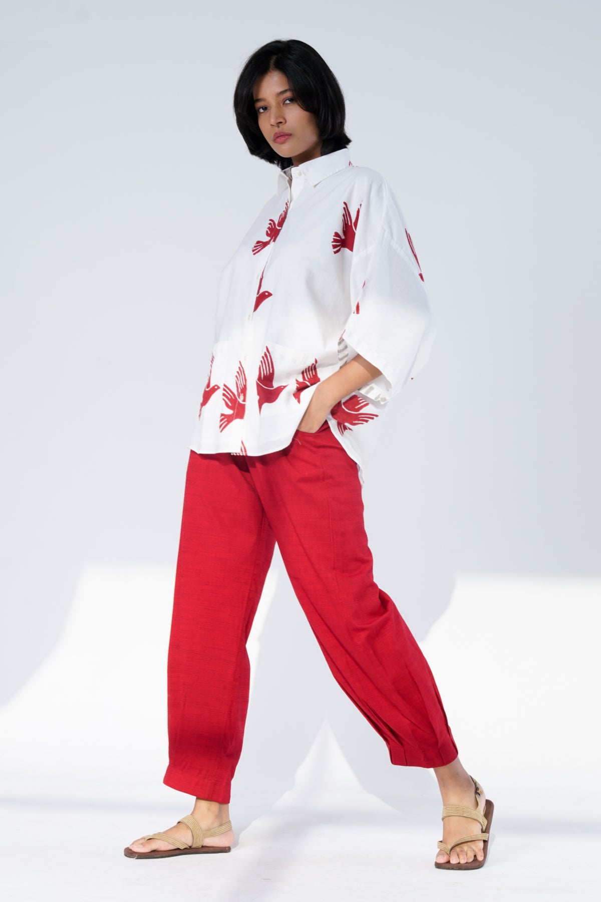 Sky Shirt in Red