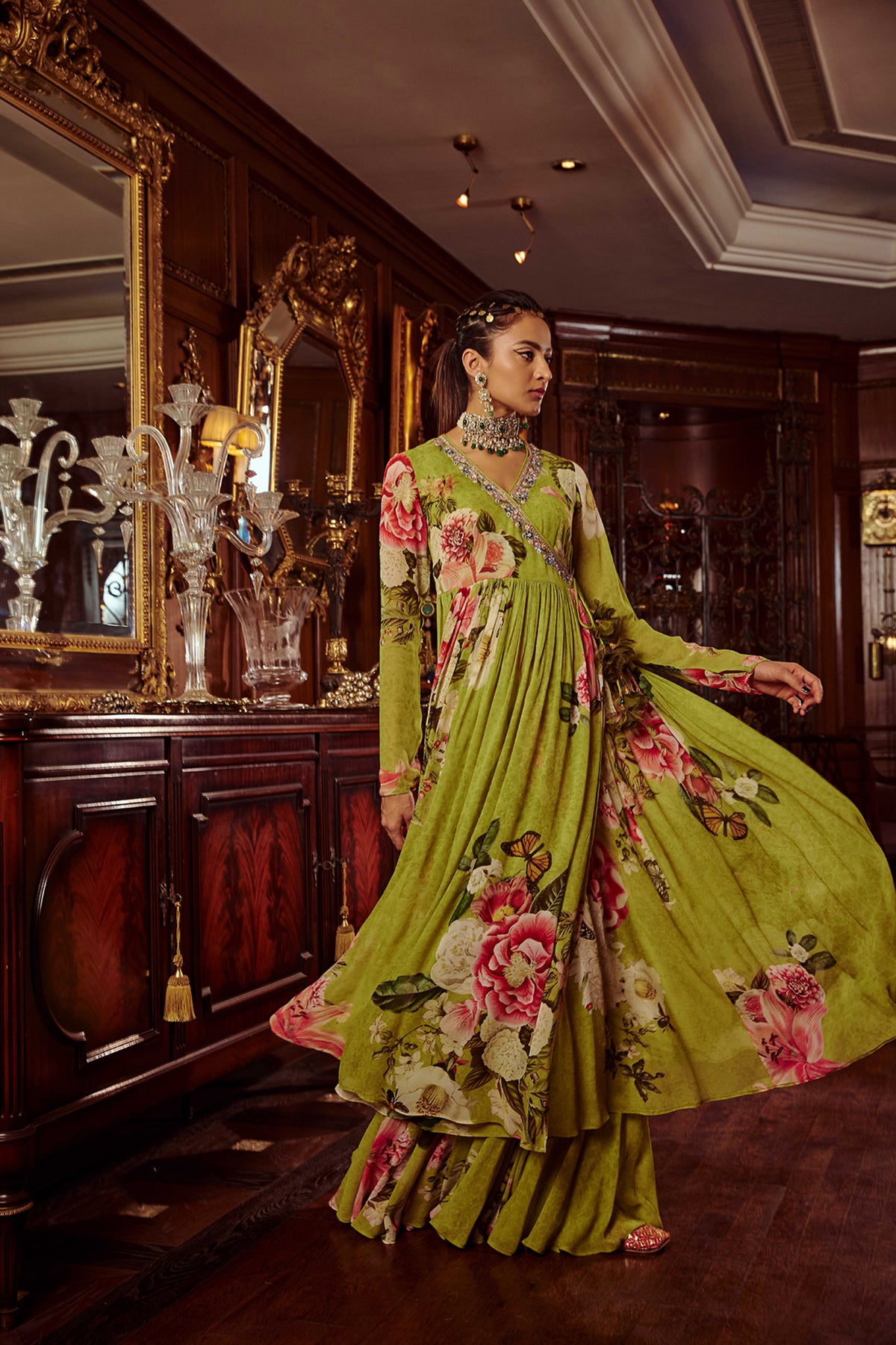 Mihika anarkali set