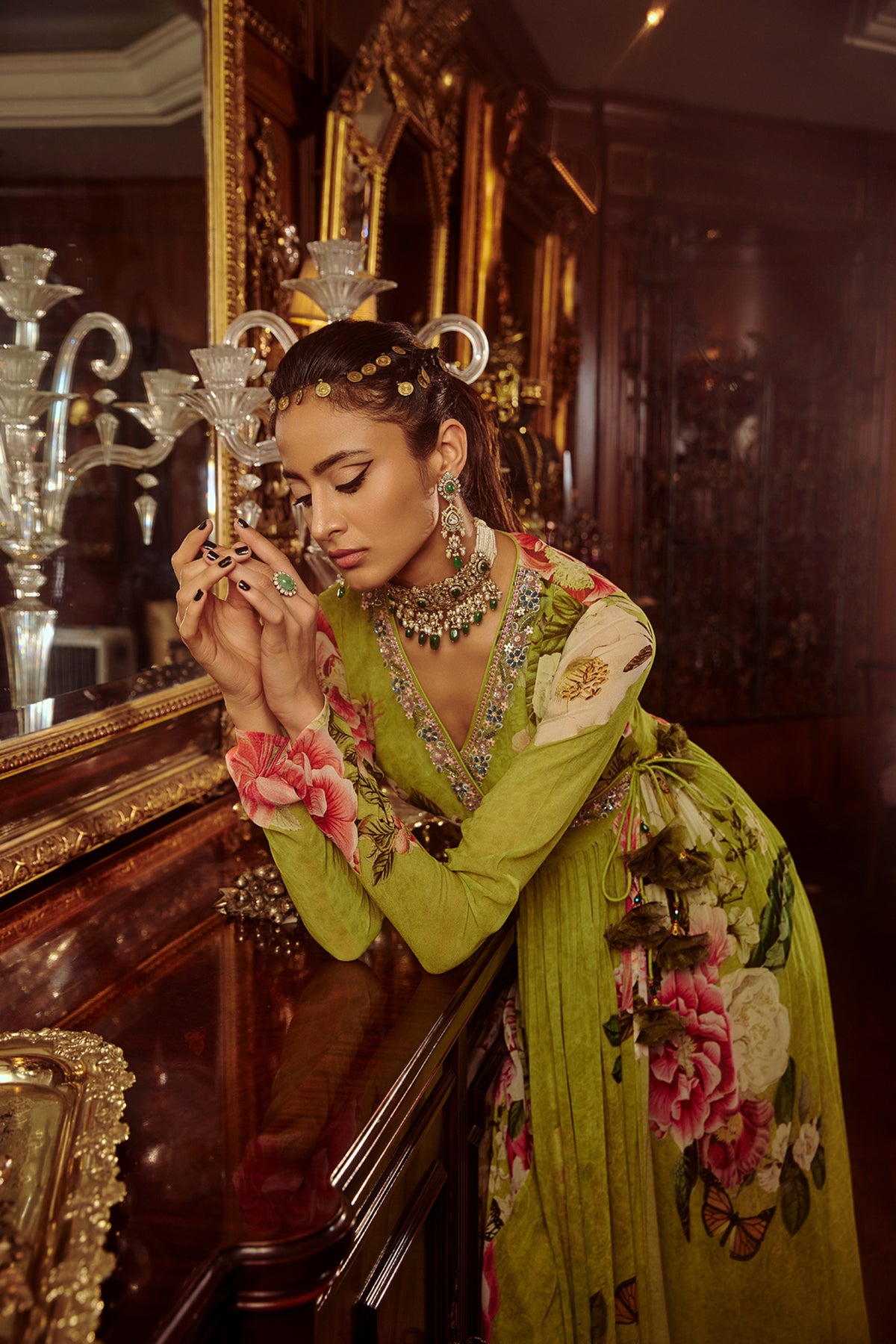 Mihika anarkali set