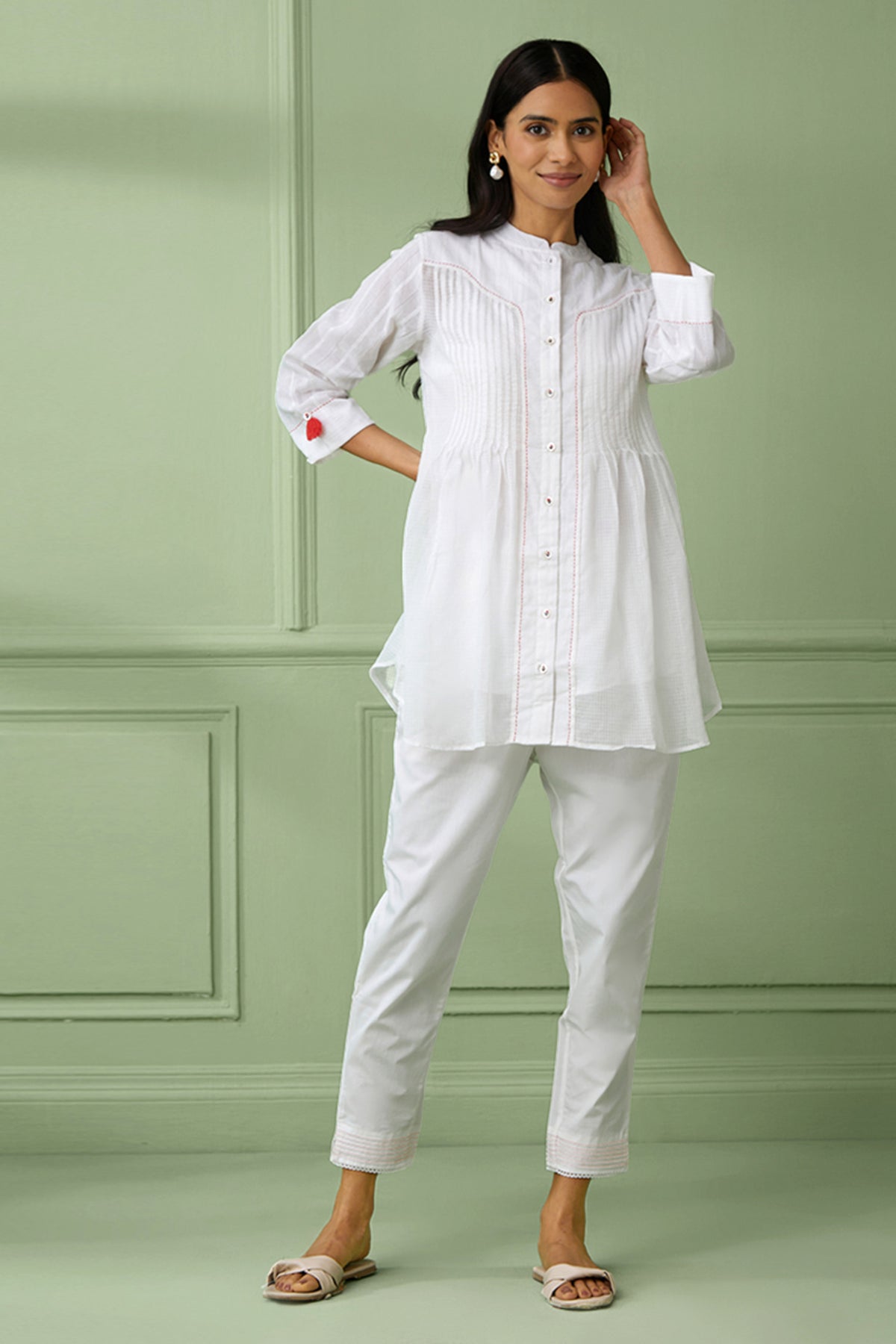 Front Open Cotton Shirt
