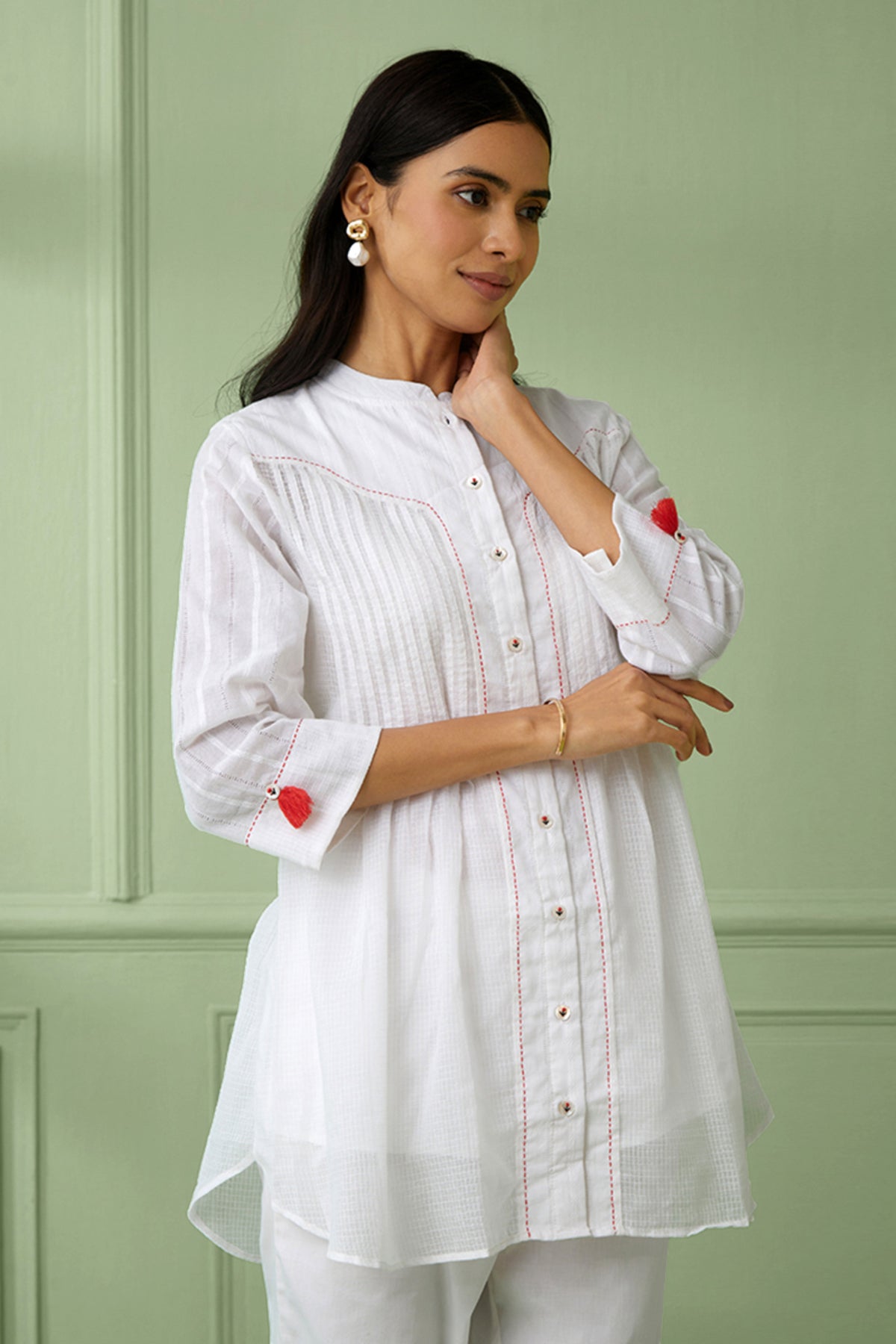 Front Open Cotton Shirt