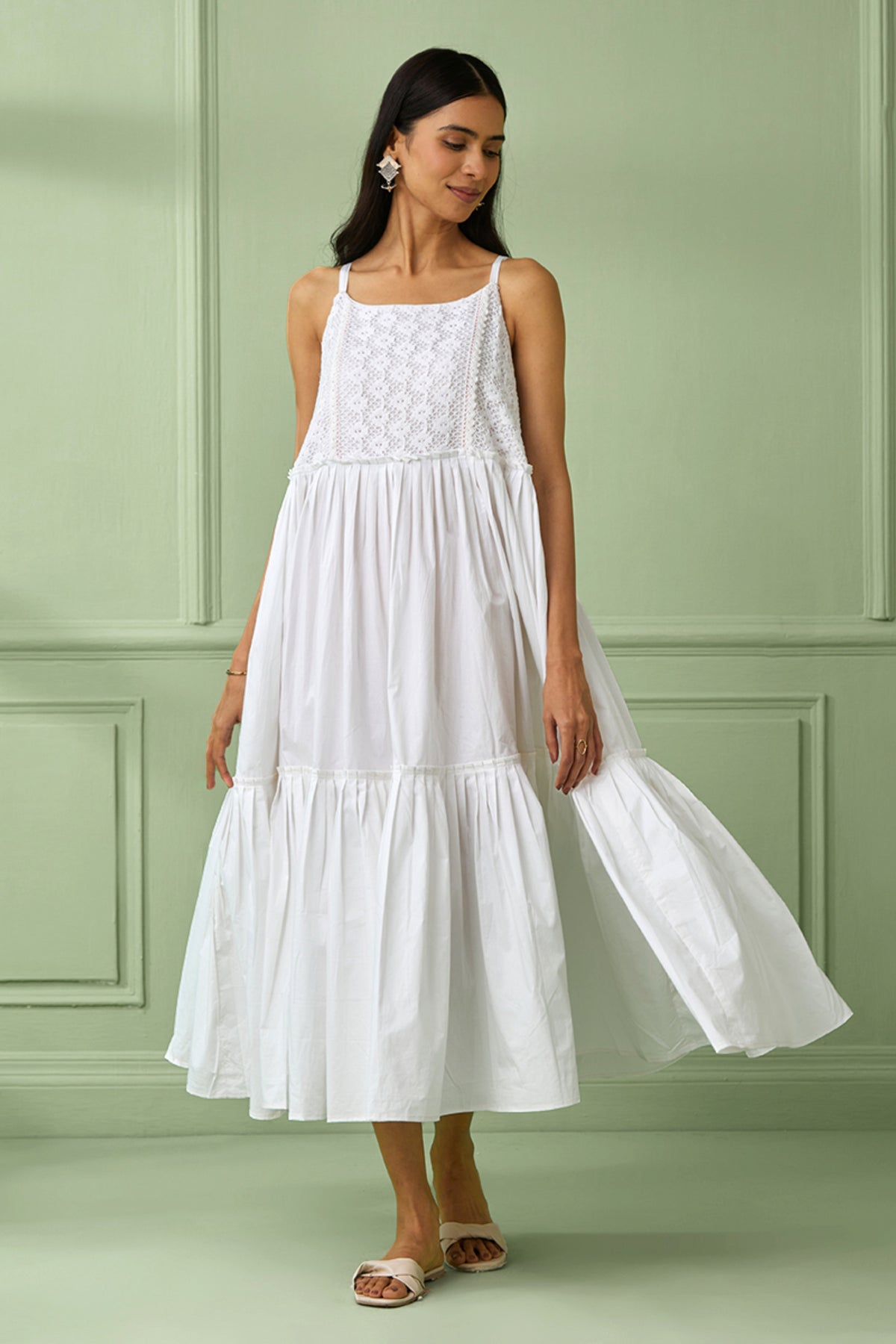 Strapy Tiered Dress