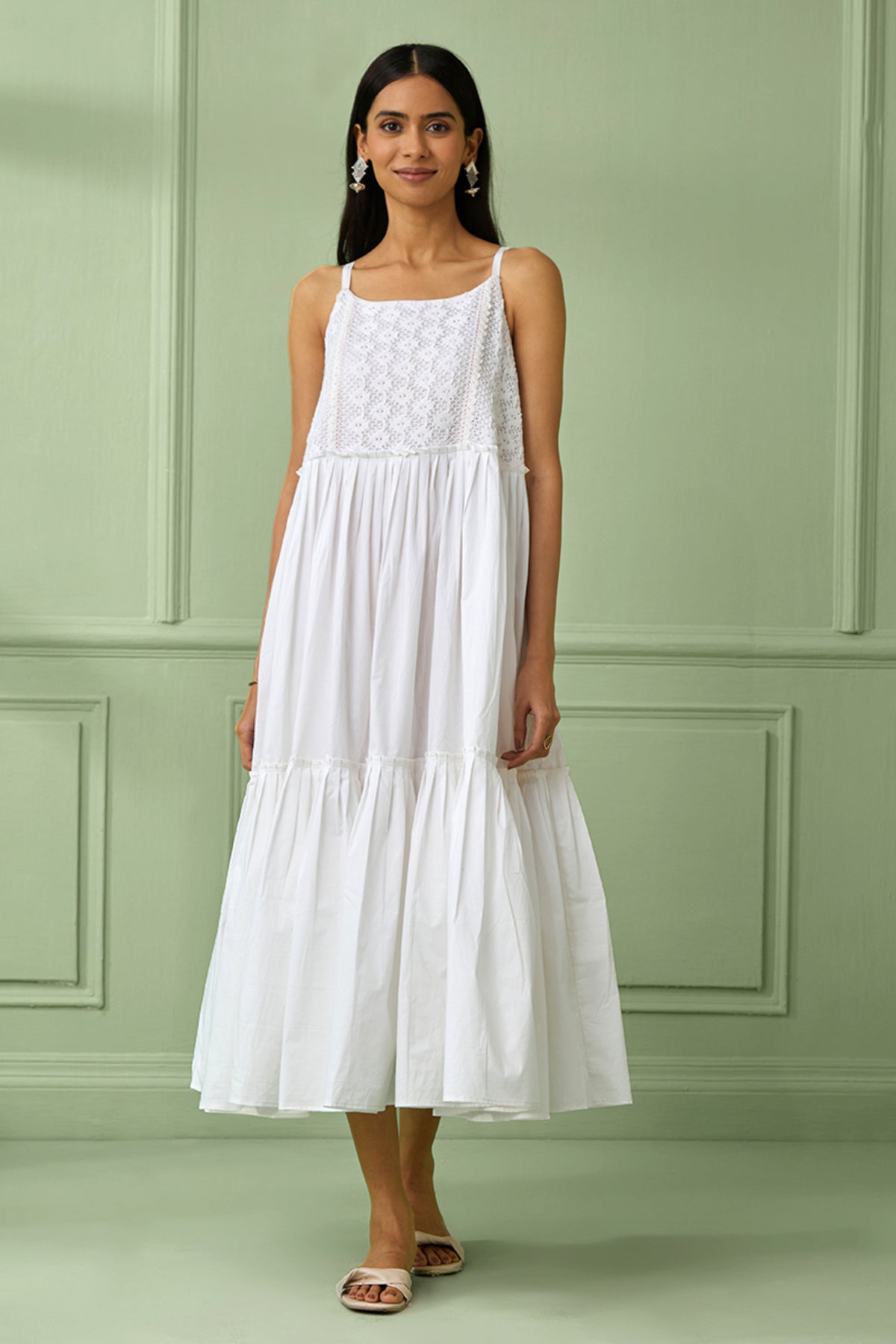 Strapy Tiered Dress