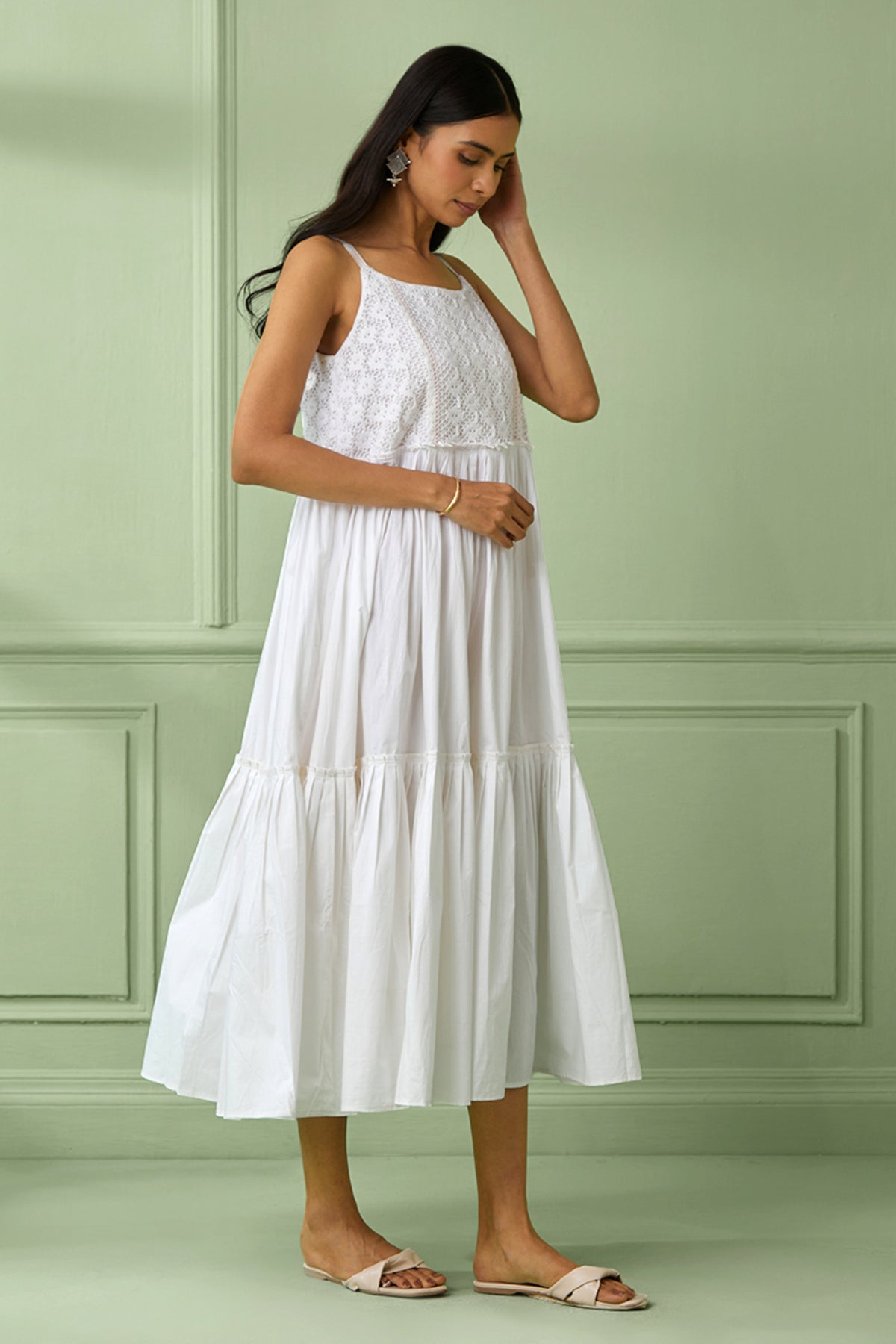 Strapy Tiered Dress