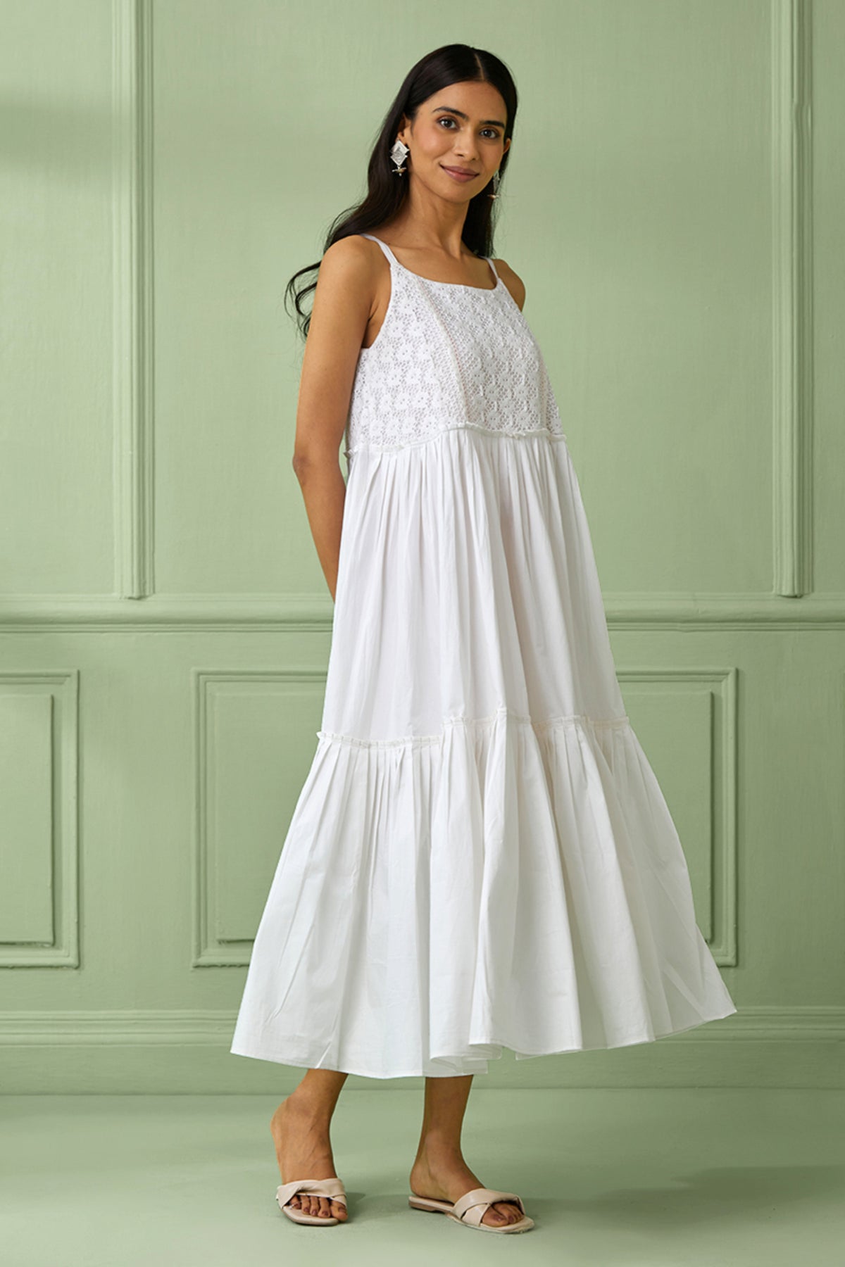 Strapy Tiered Dress