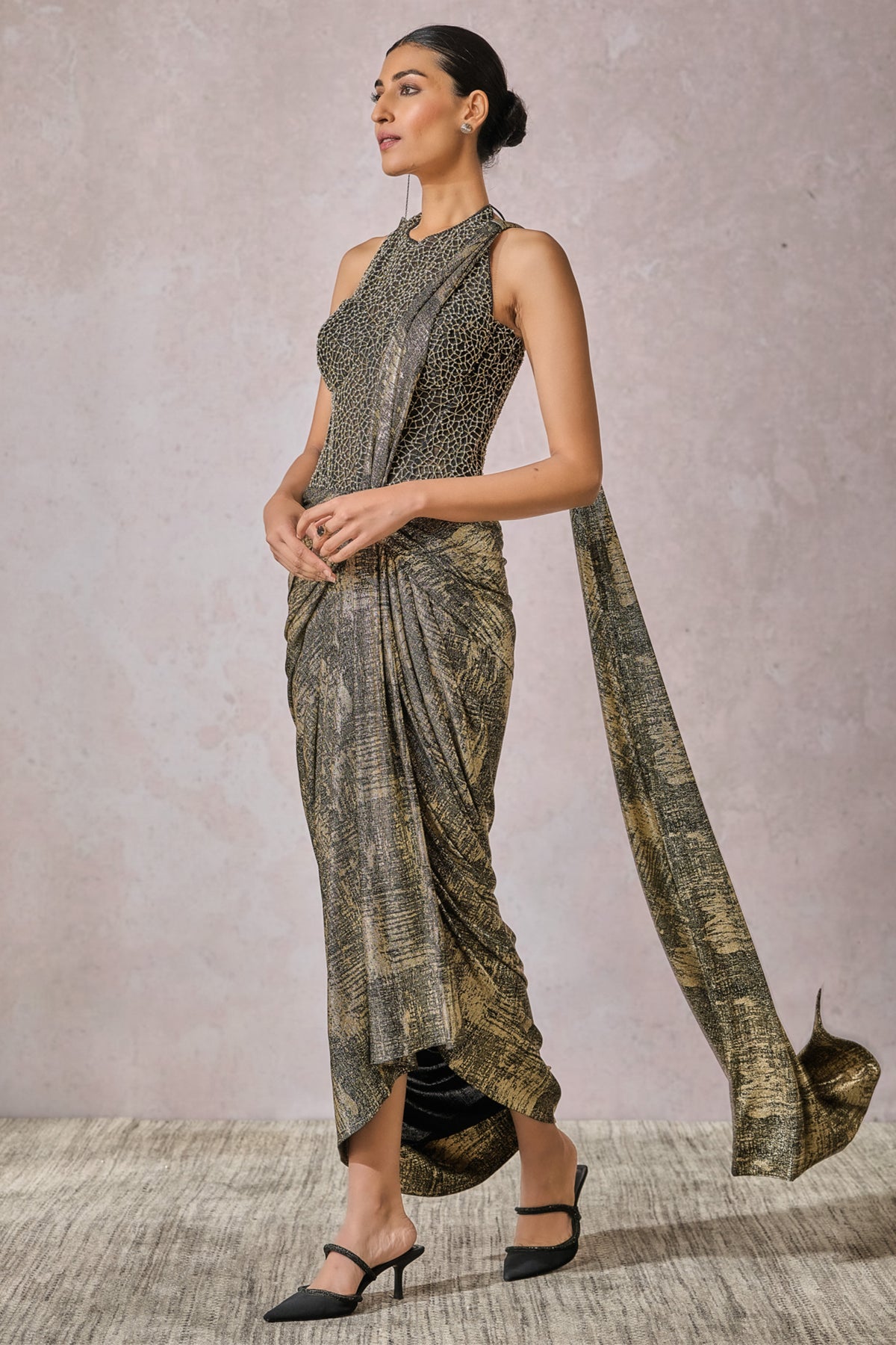 Black Pearl Concept Saree