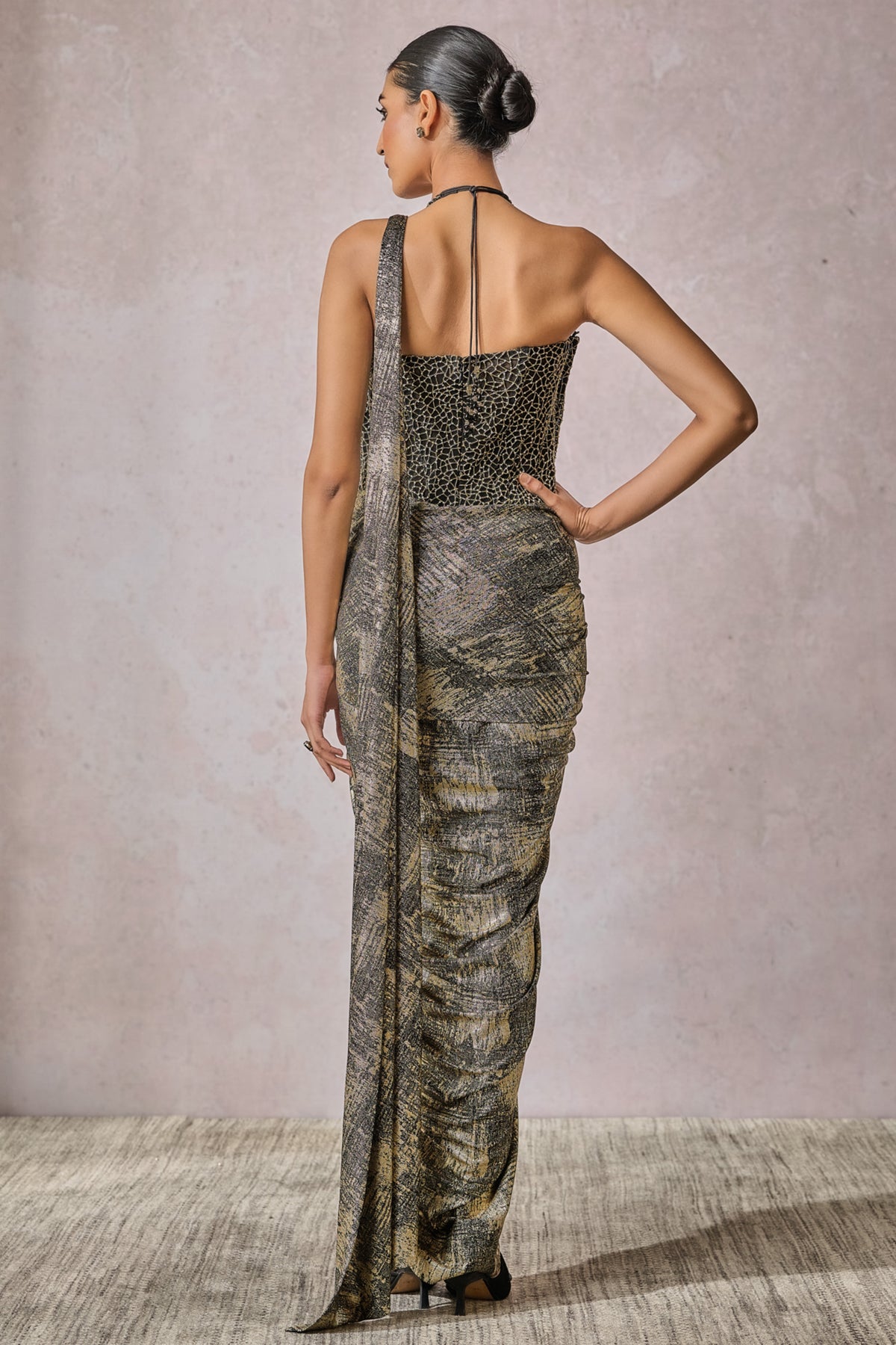 Black Pearl Concept Saree