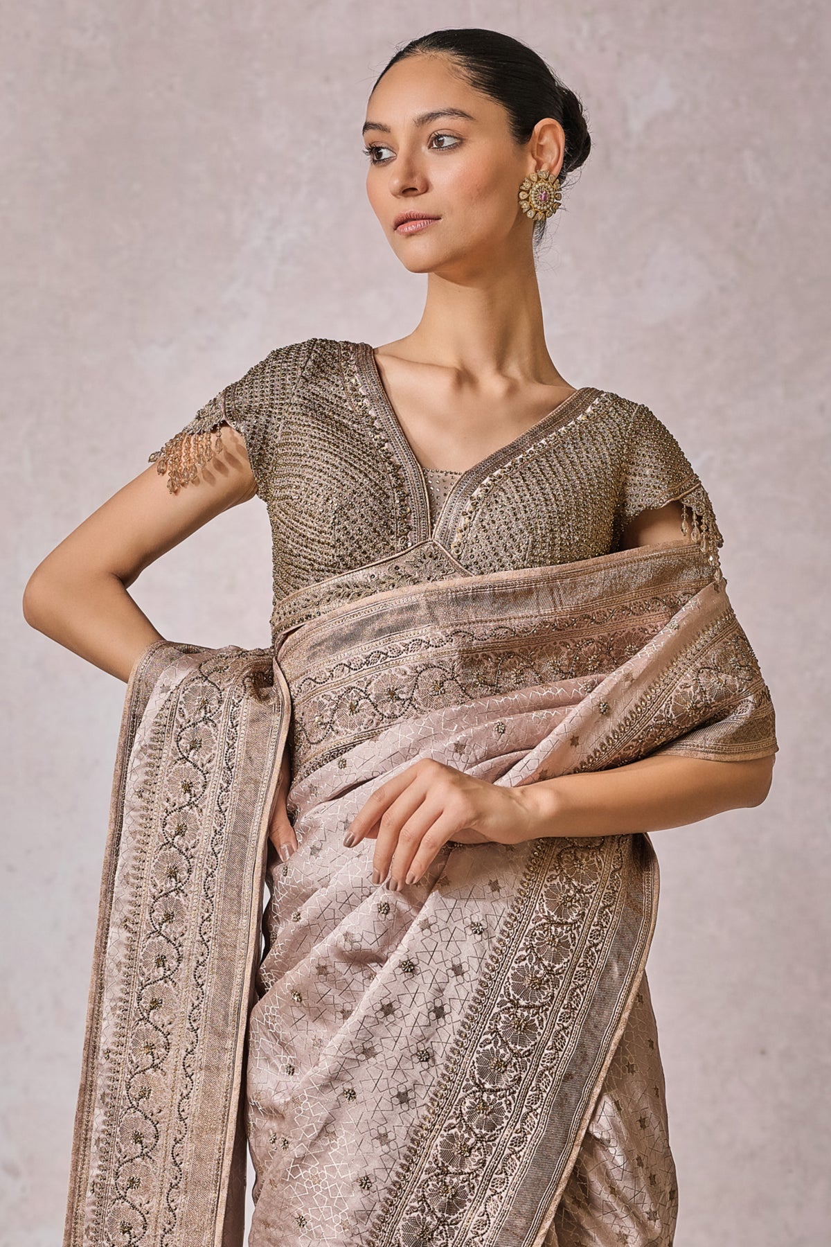 Lilac Lavender Saree