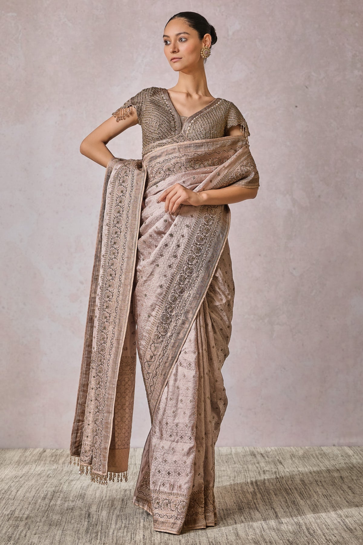 Lilac Lavender Saree