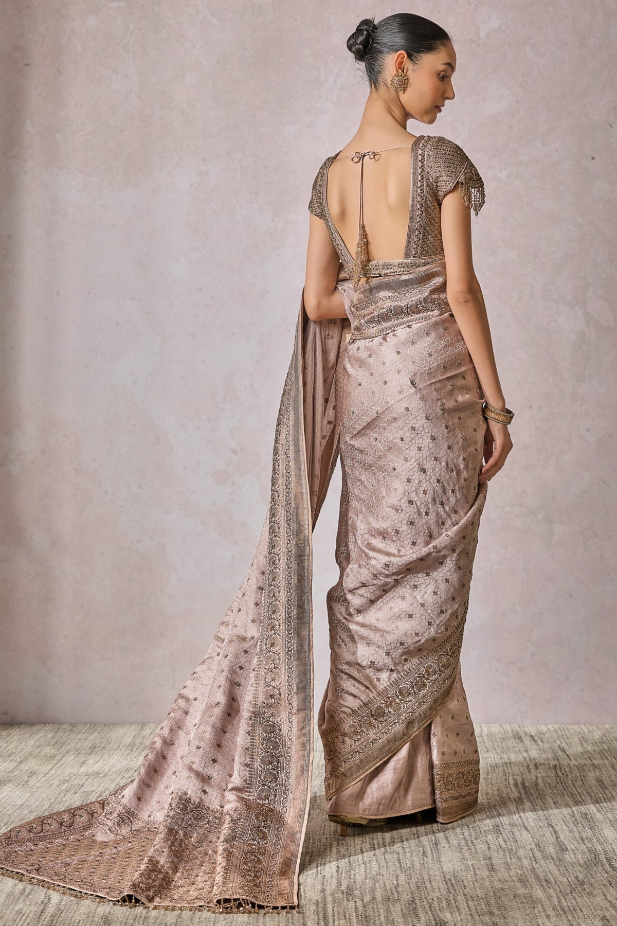 Lilac Lavender Saree