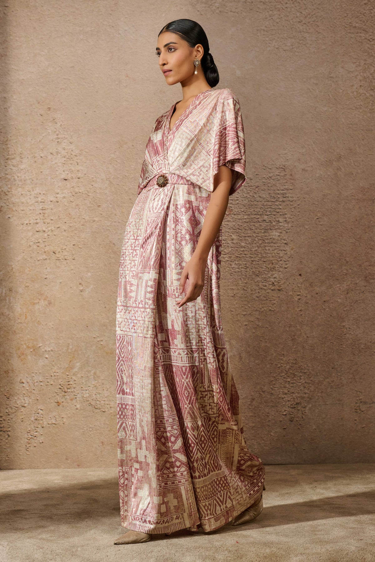 Signature Printed Blush Jumpsuit