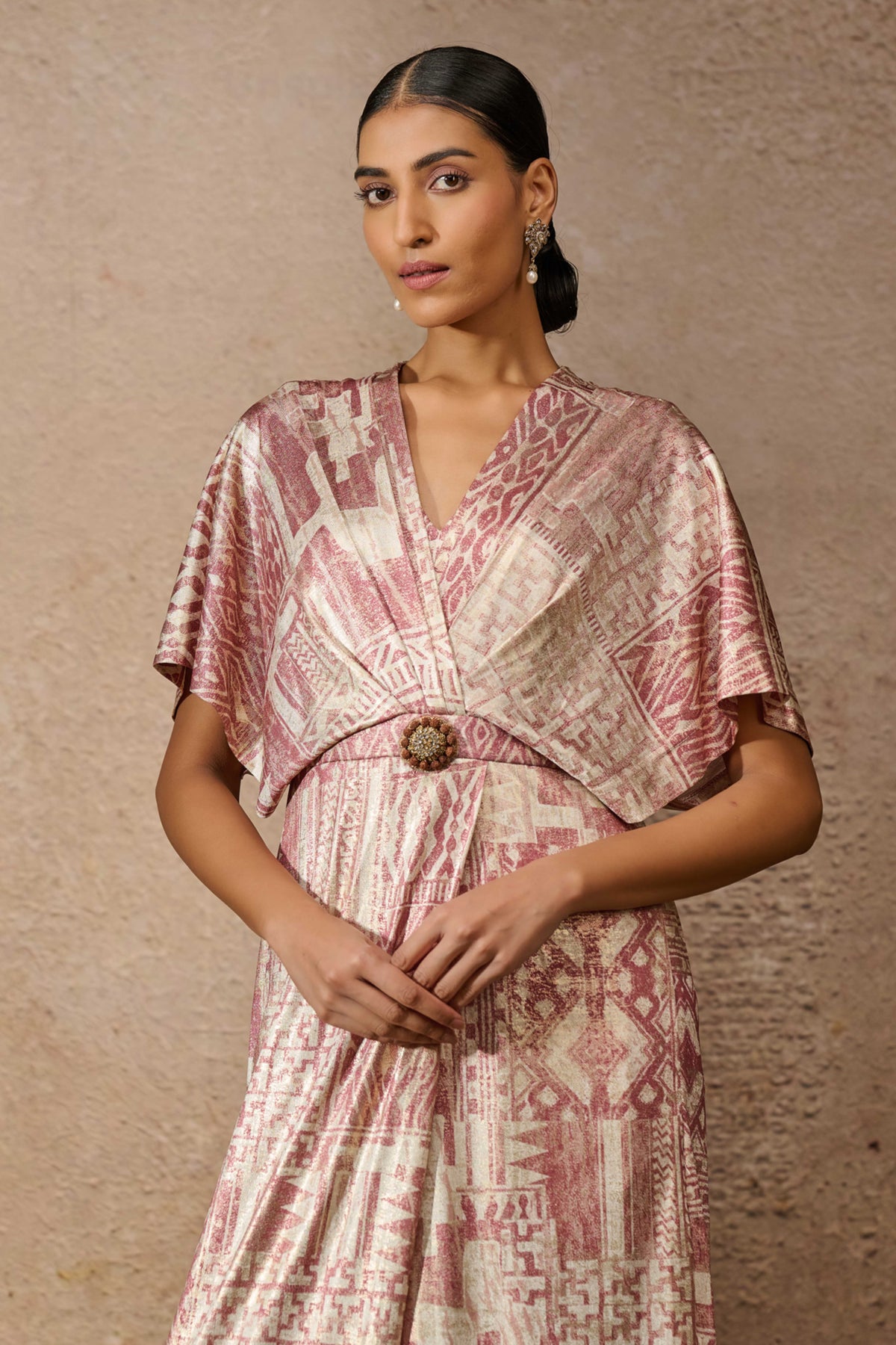 Signature Printed Blush Jumpsuit