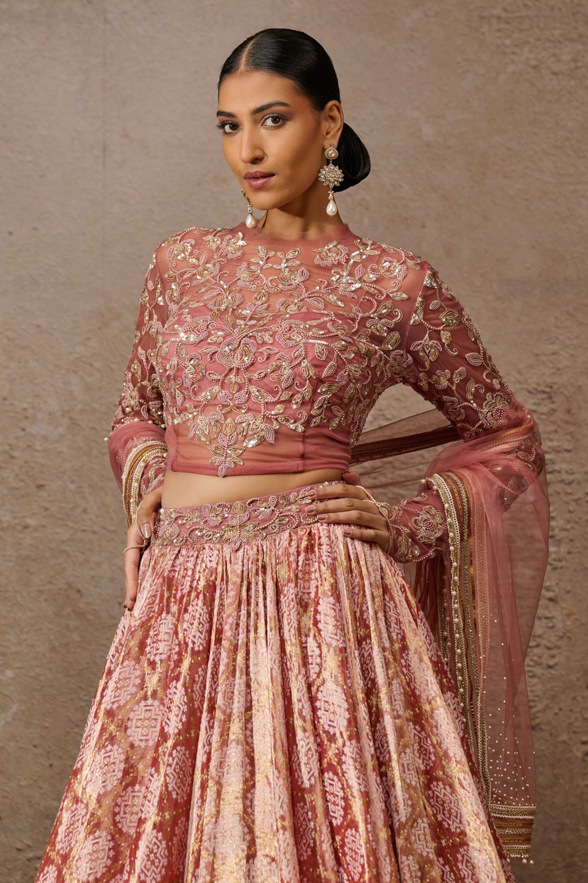 Signature Textile Lehenga Set