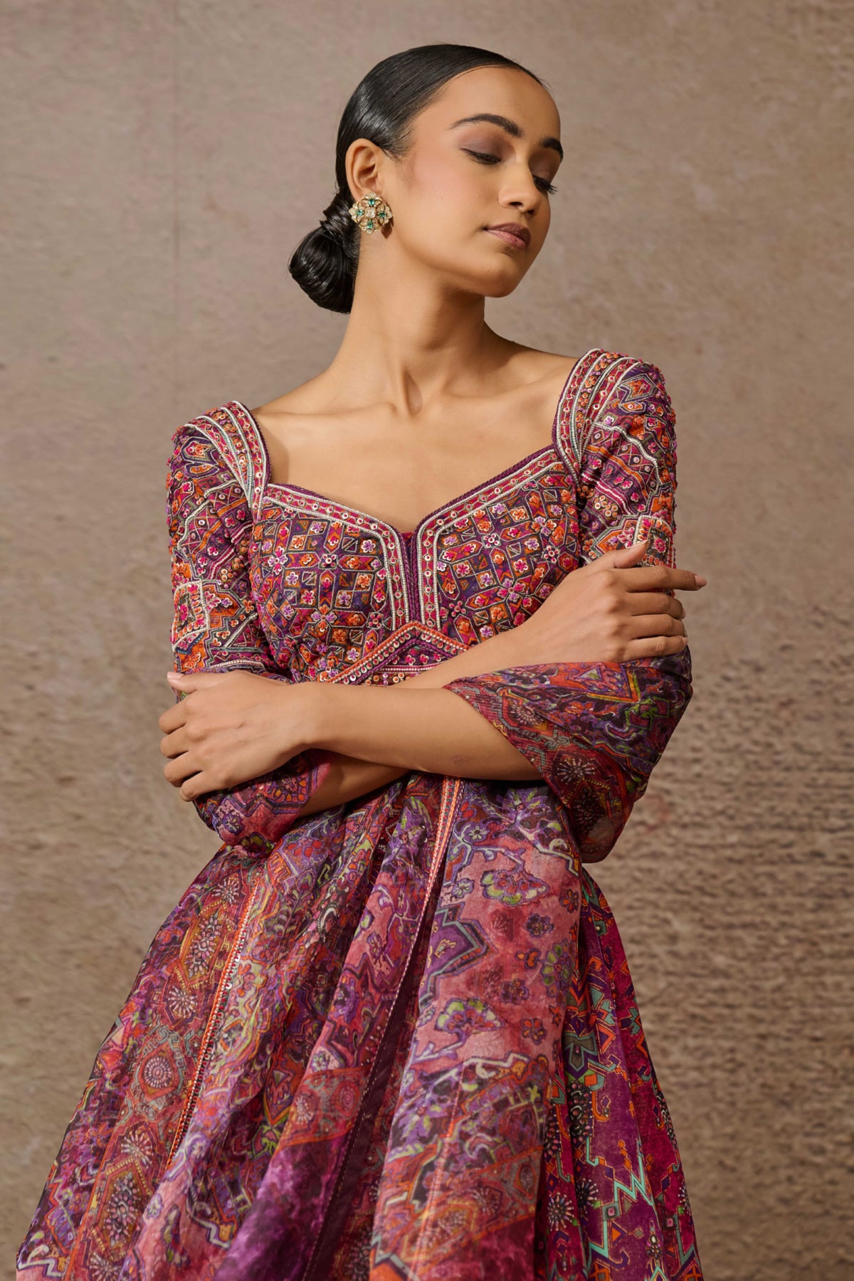 Classic Printed Lehenga Set
